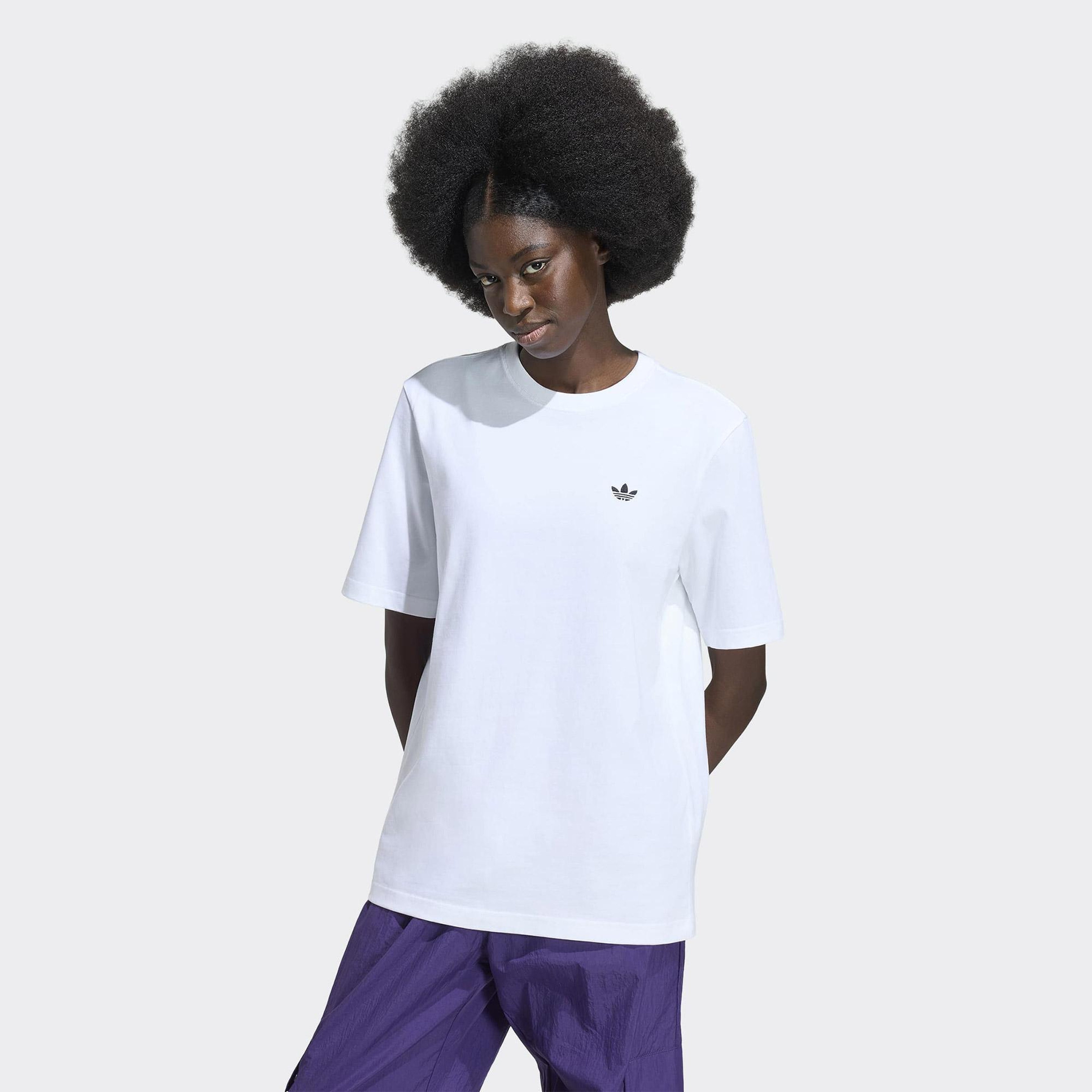 adidas Essentials Kadın Beyaz T-Shirt