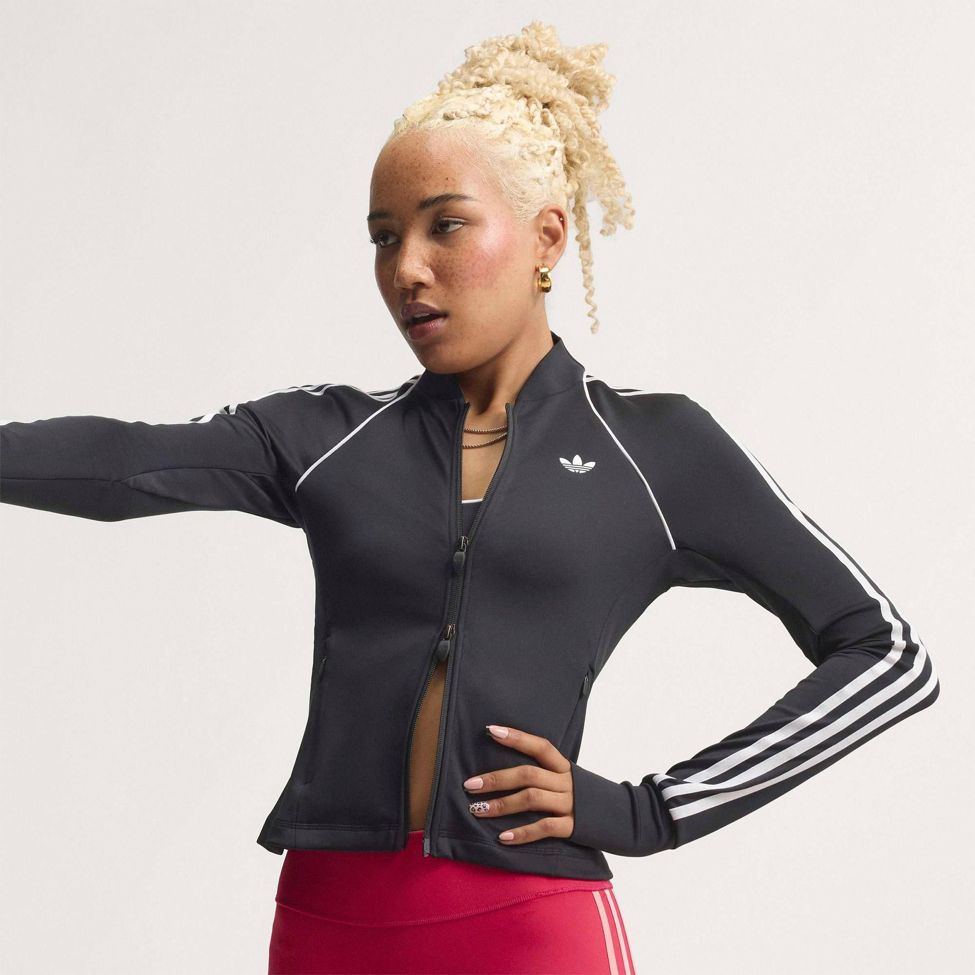 adidas Originals Sport Superstar Midlayer Kadın Siyah Sweatshirt