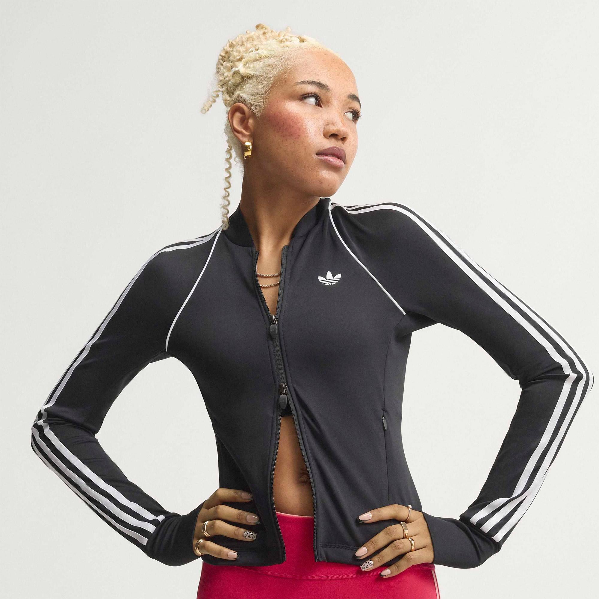 adidas Originals Sport Superstar Midlayer Kadın Siyah Sweatshirt