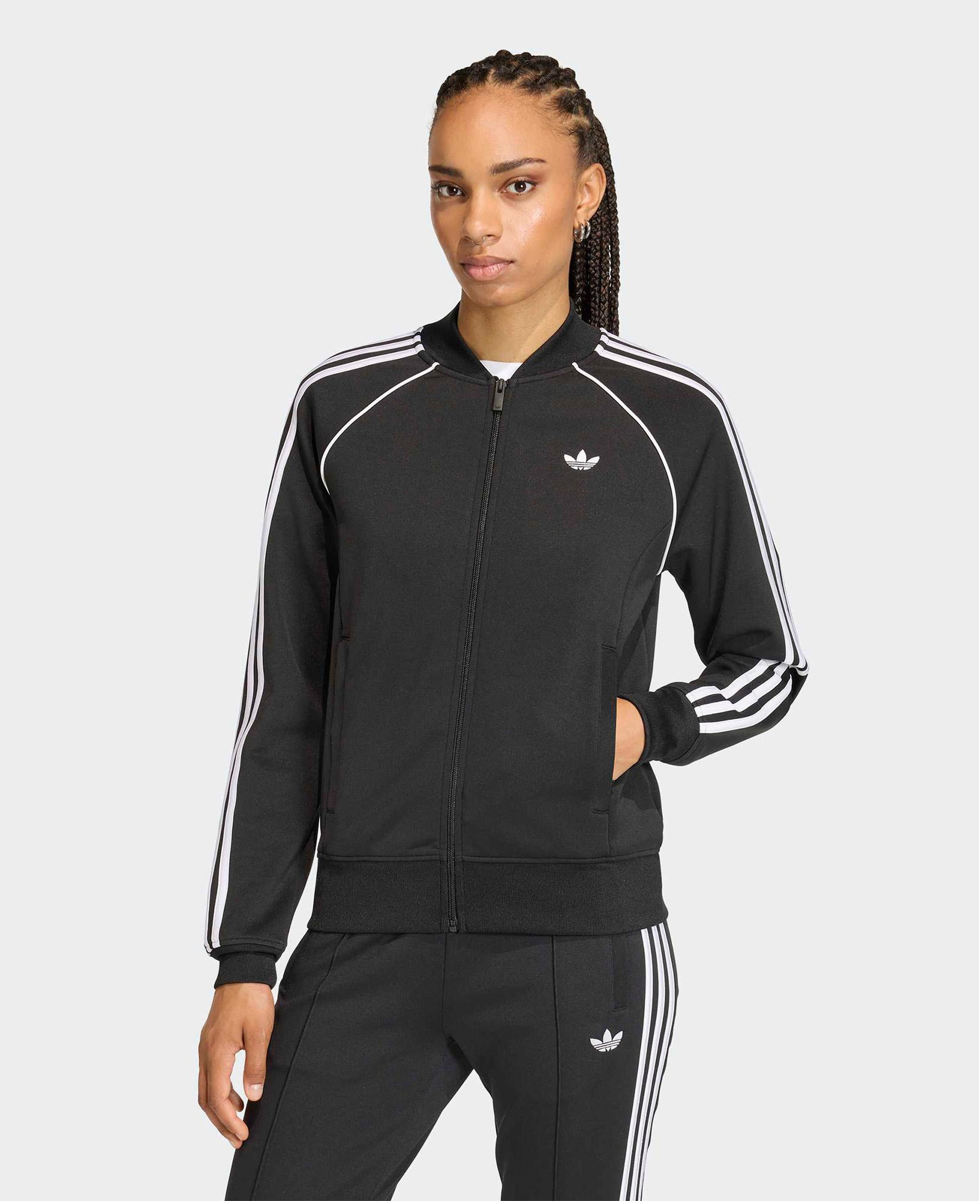 adidas Zip Originals Kadın Siyah Sweatshirt