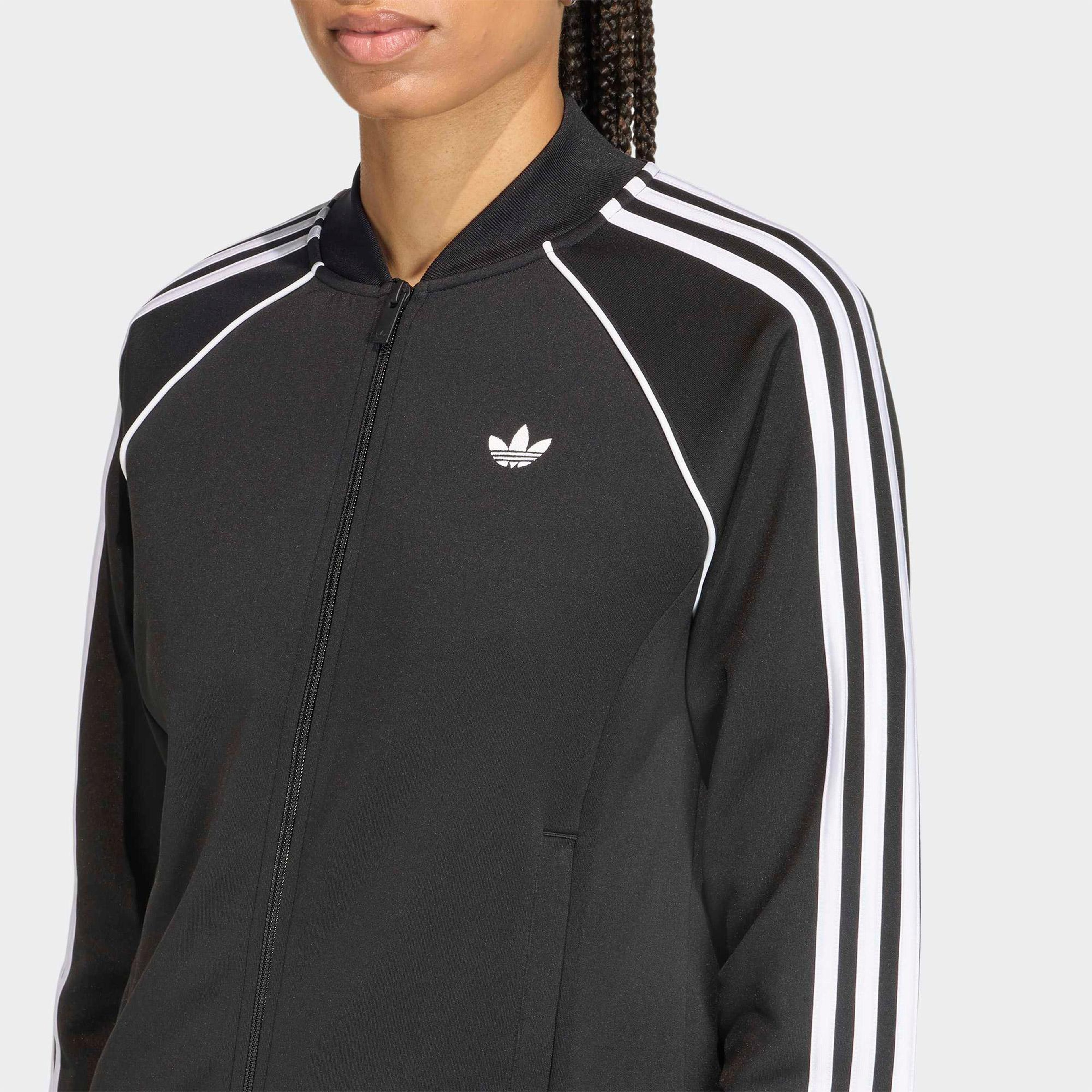 adidas Zip Originals Kadın Siyah Sweatshirt