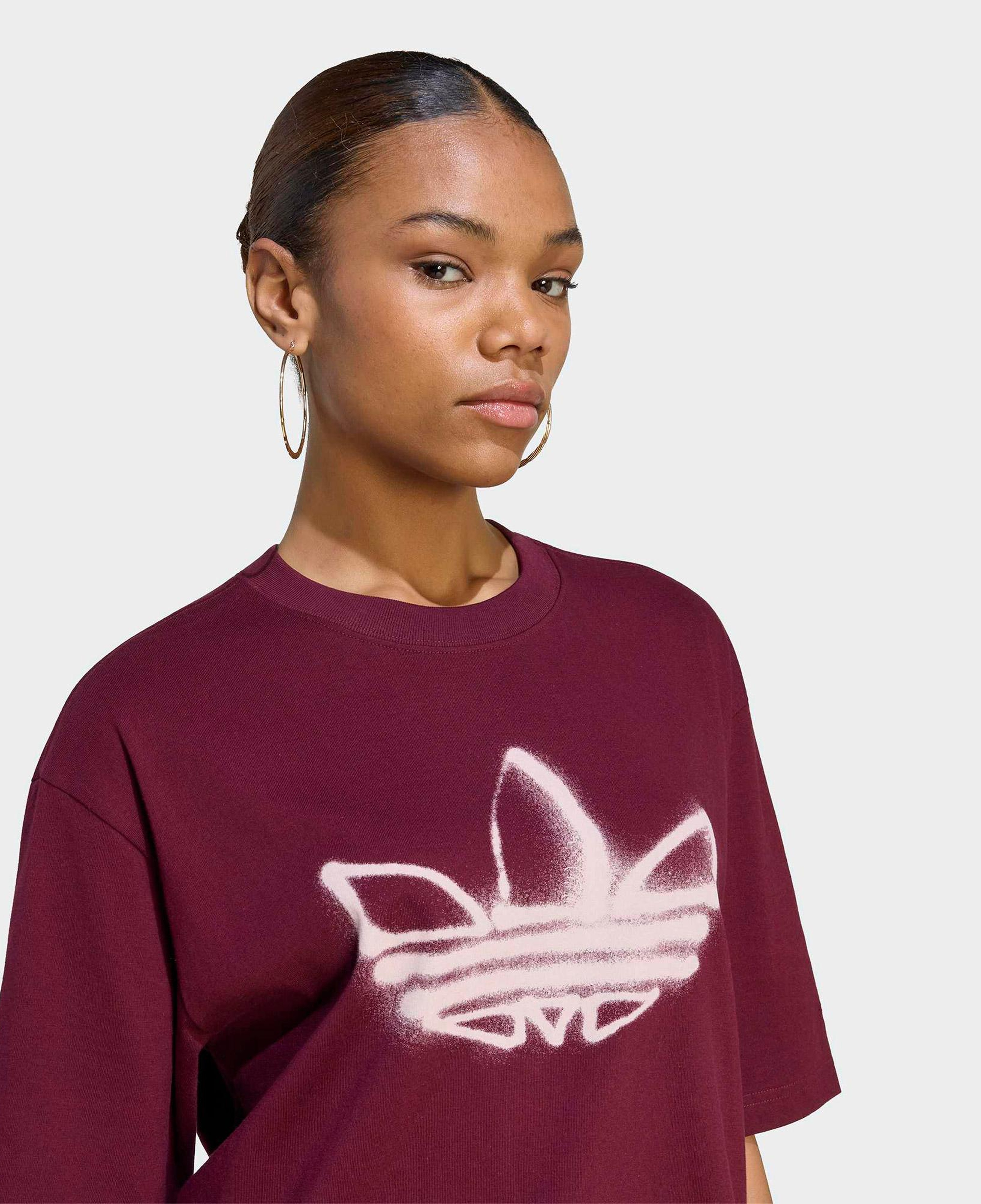 adidas Trefoil Kadın Bordo T-Shirt