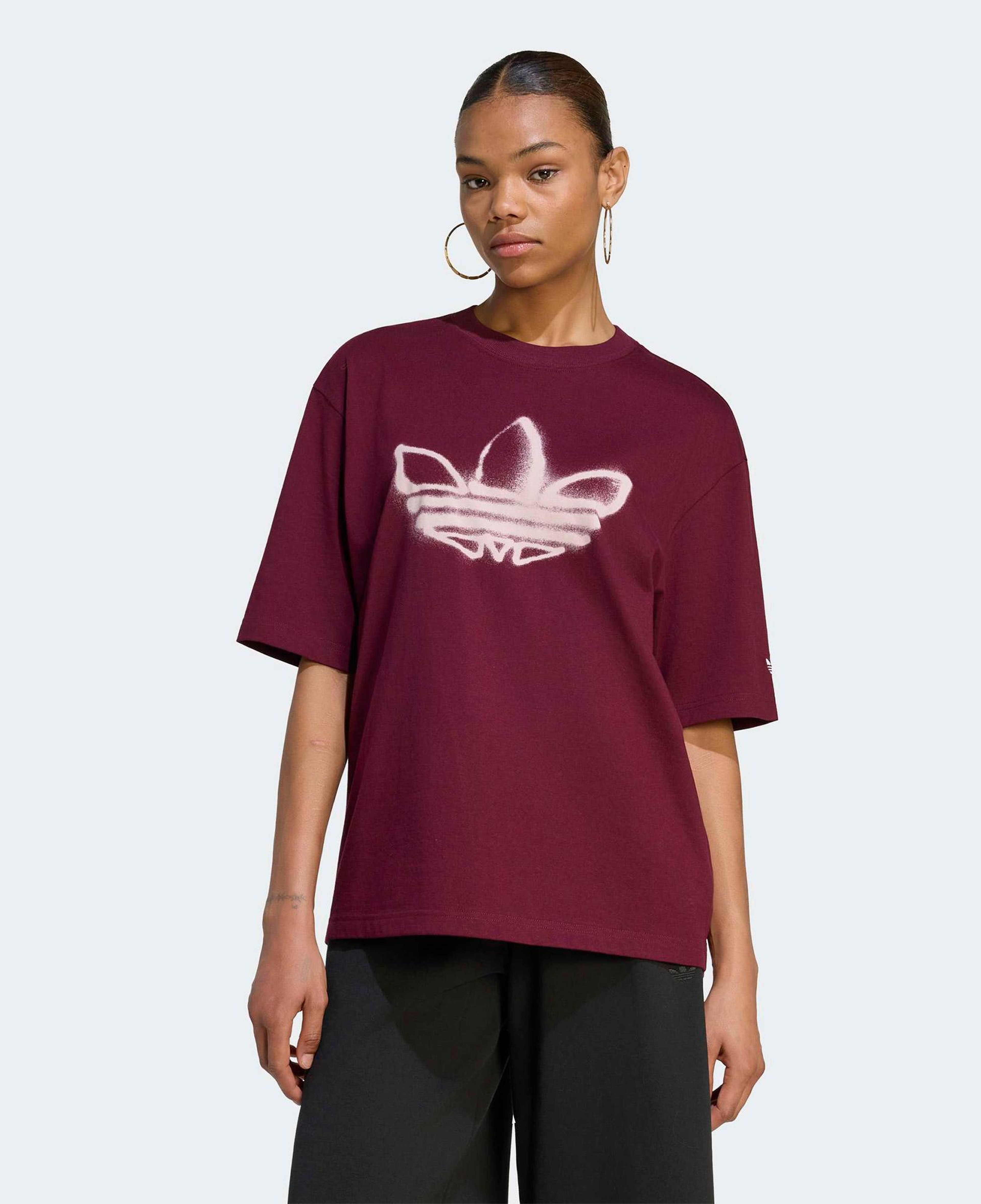 adidas Trefoil Kadın Bordo T-Shirt