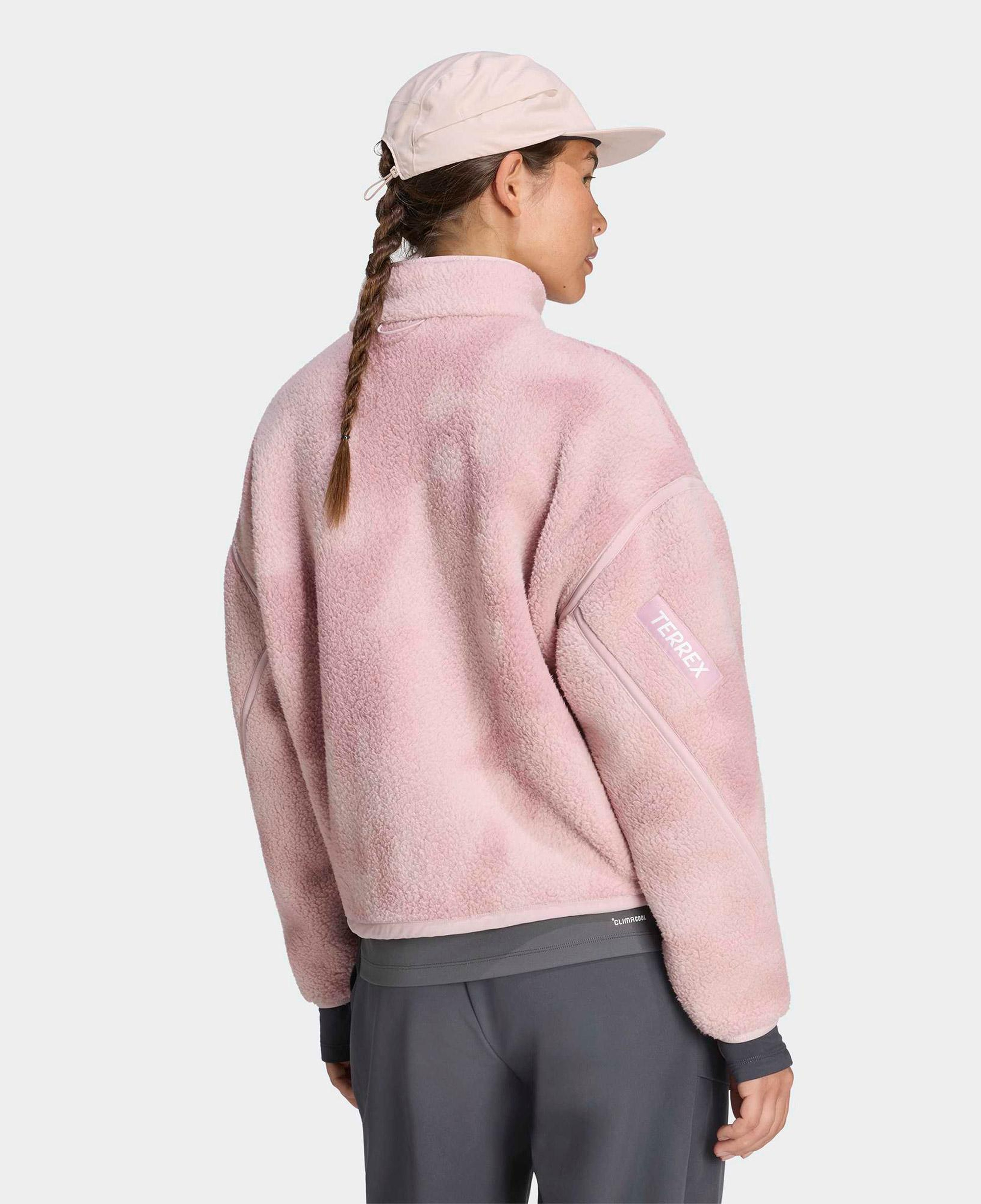 adidas Essentials AOP Kadın Mor Polar Sweatshirt