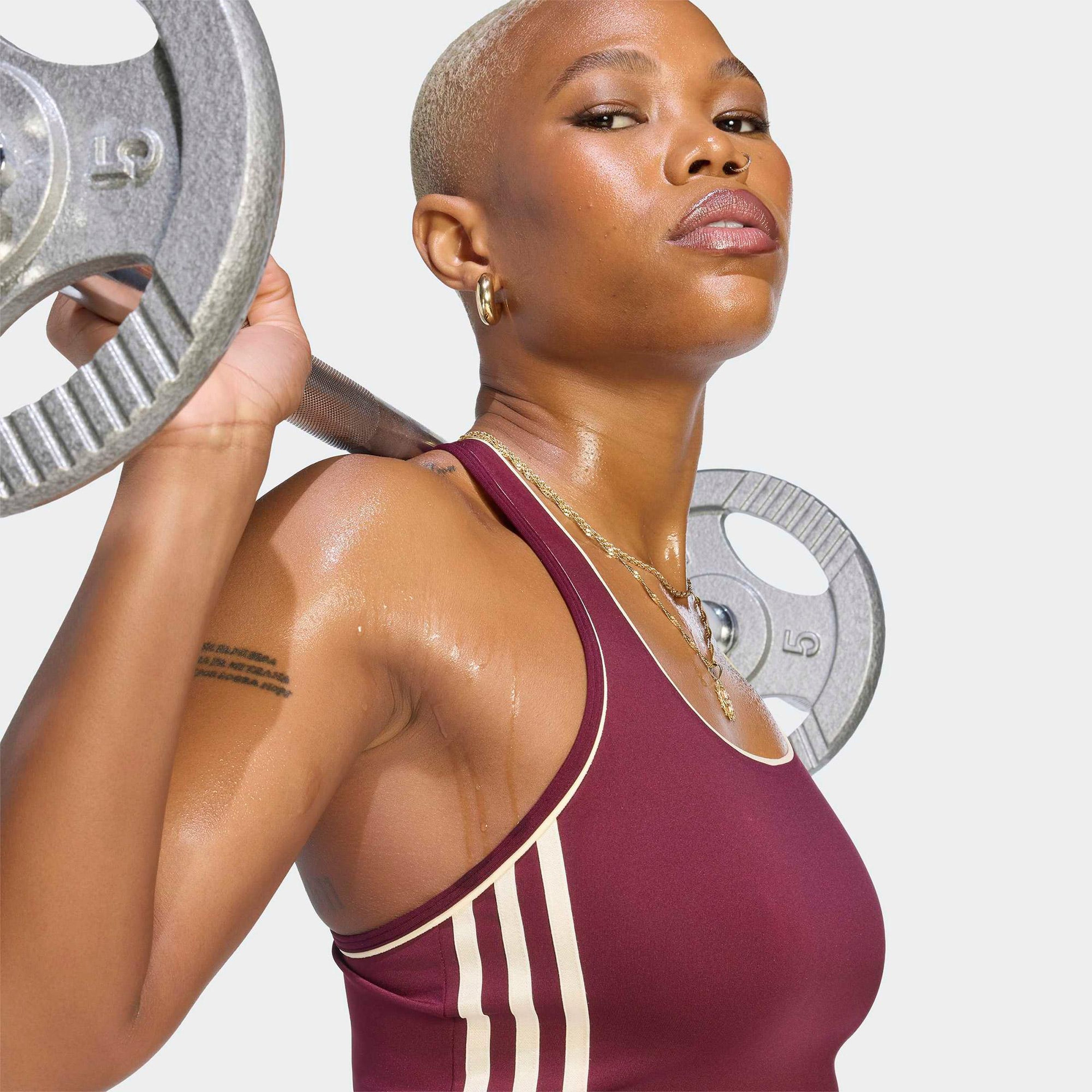 adidas Originals Sport Kadın Bordo Crop
