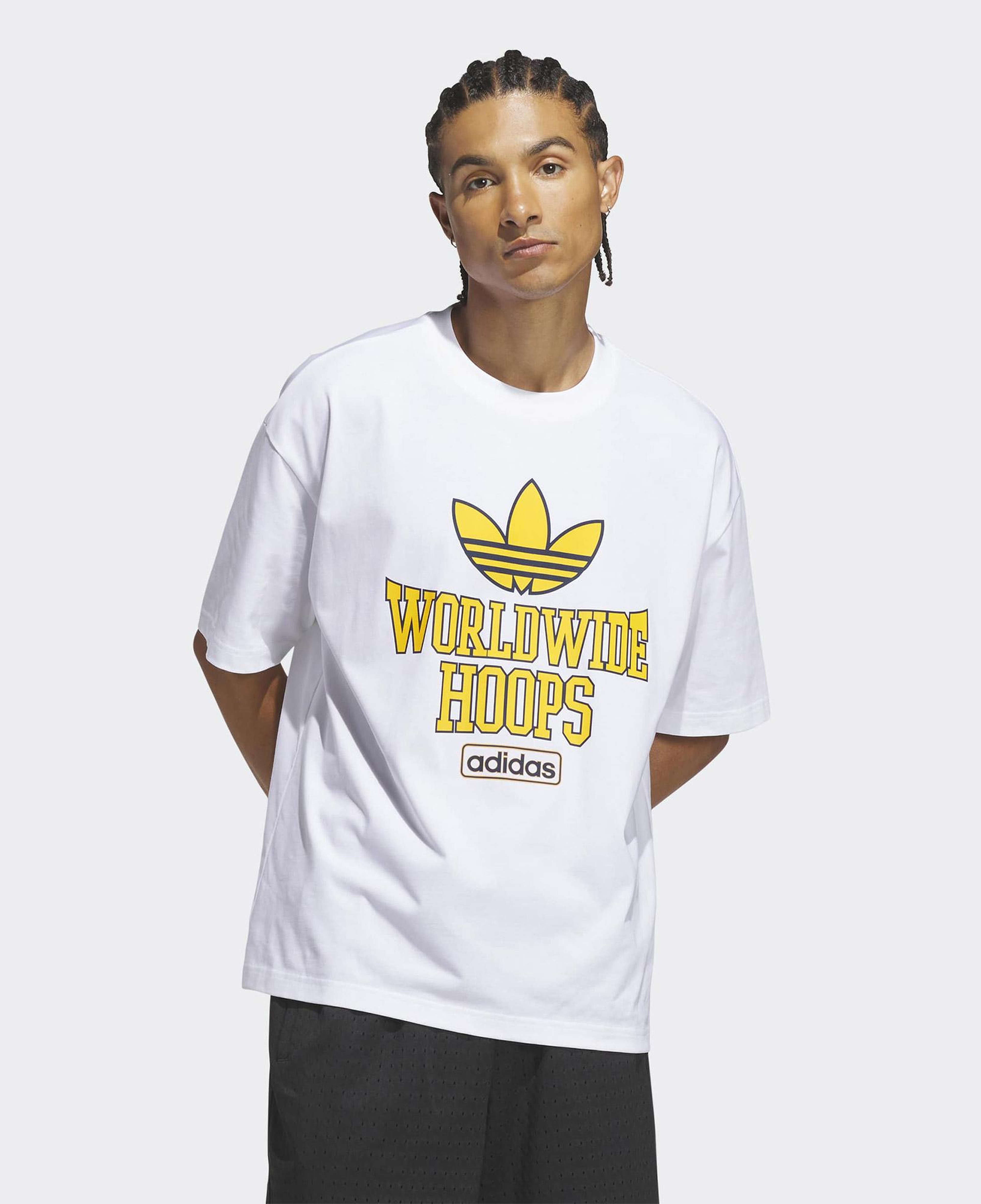 adidas Originals Worldwide Unisex Beyaz T-Shirt