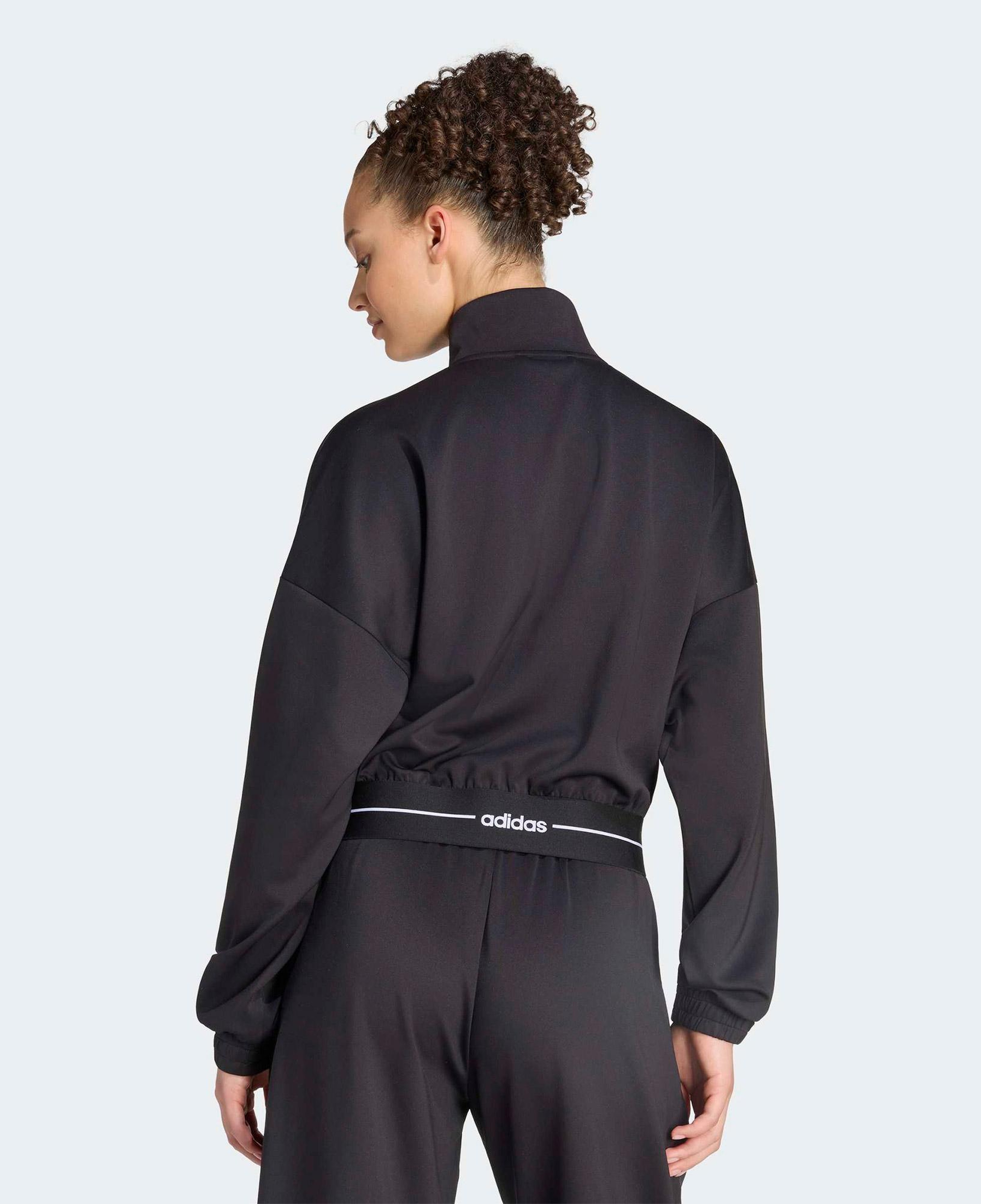 adidas Hyperglam Cropped Kadın Siyah Sweatshirt