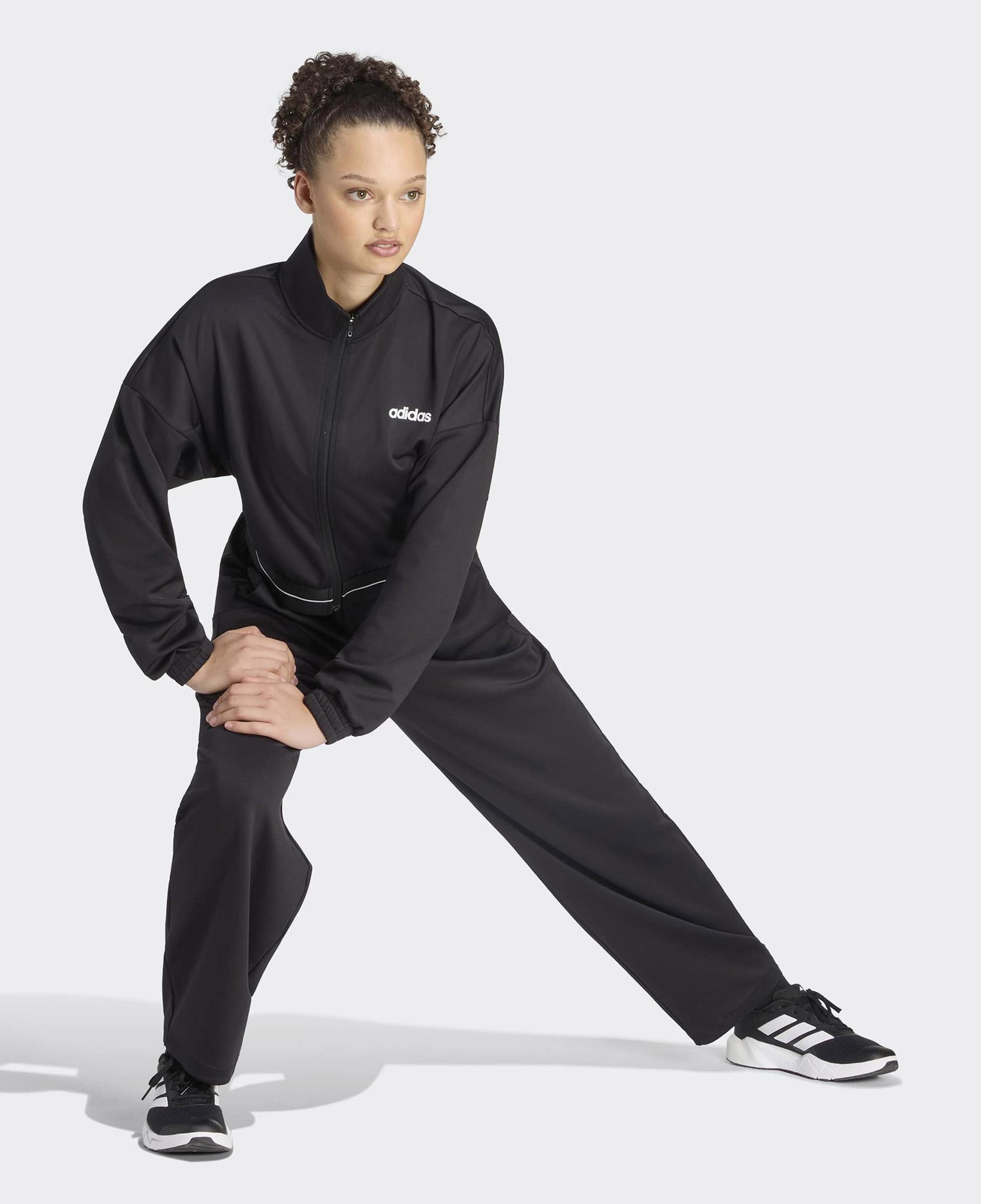 adidas Hyperglam Cropped Kadın Siyah Sweatshirt