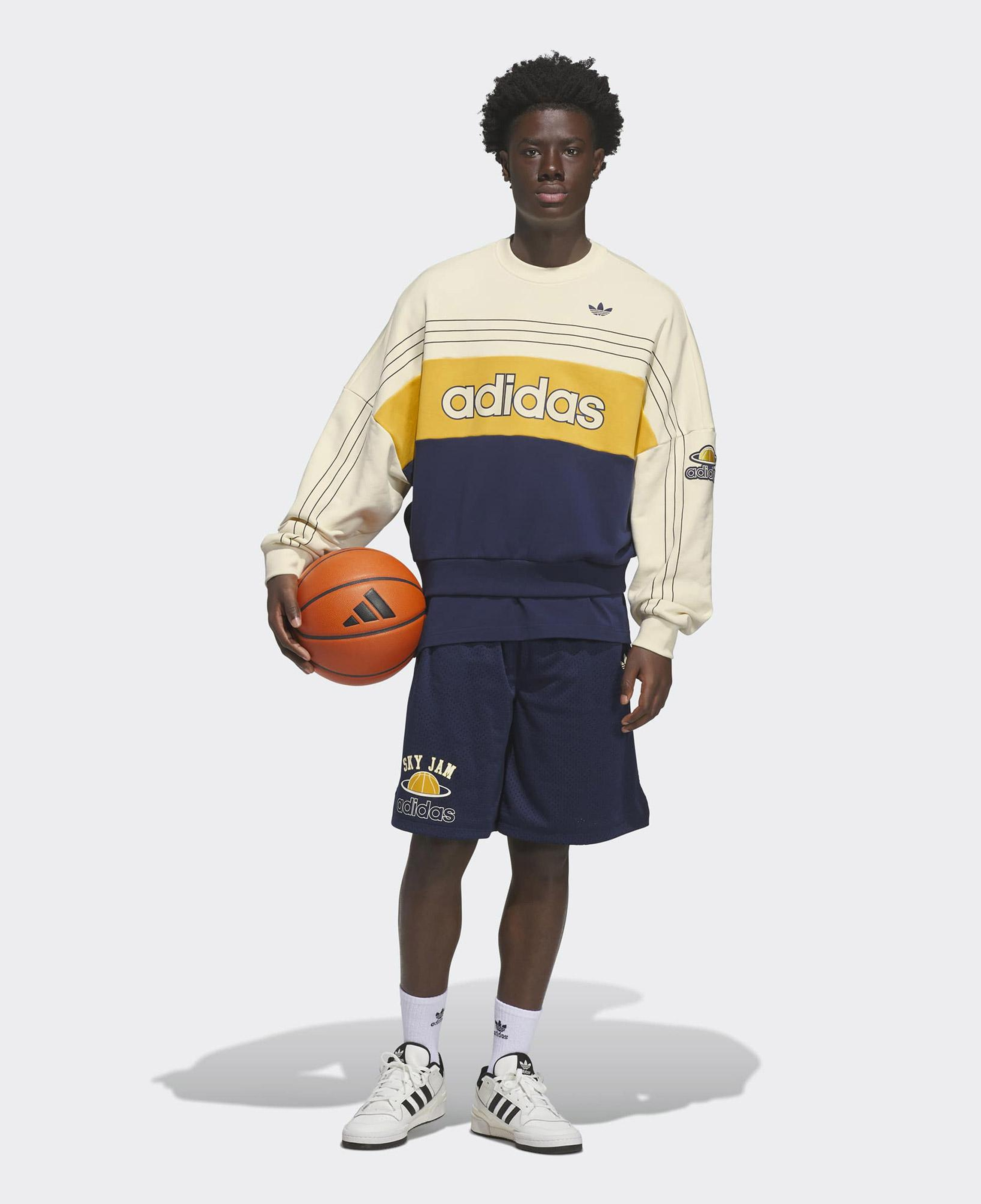 adidas Varsity Crew Unisex Renkli Sweatshirt