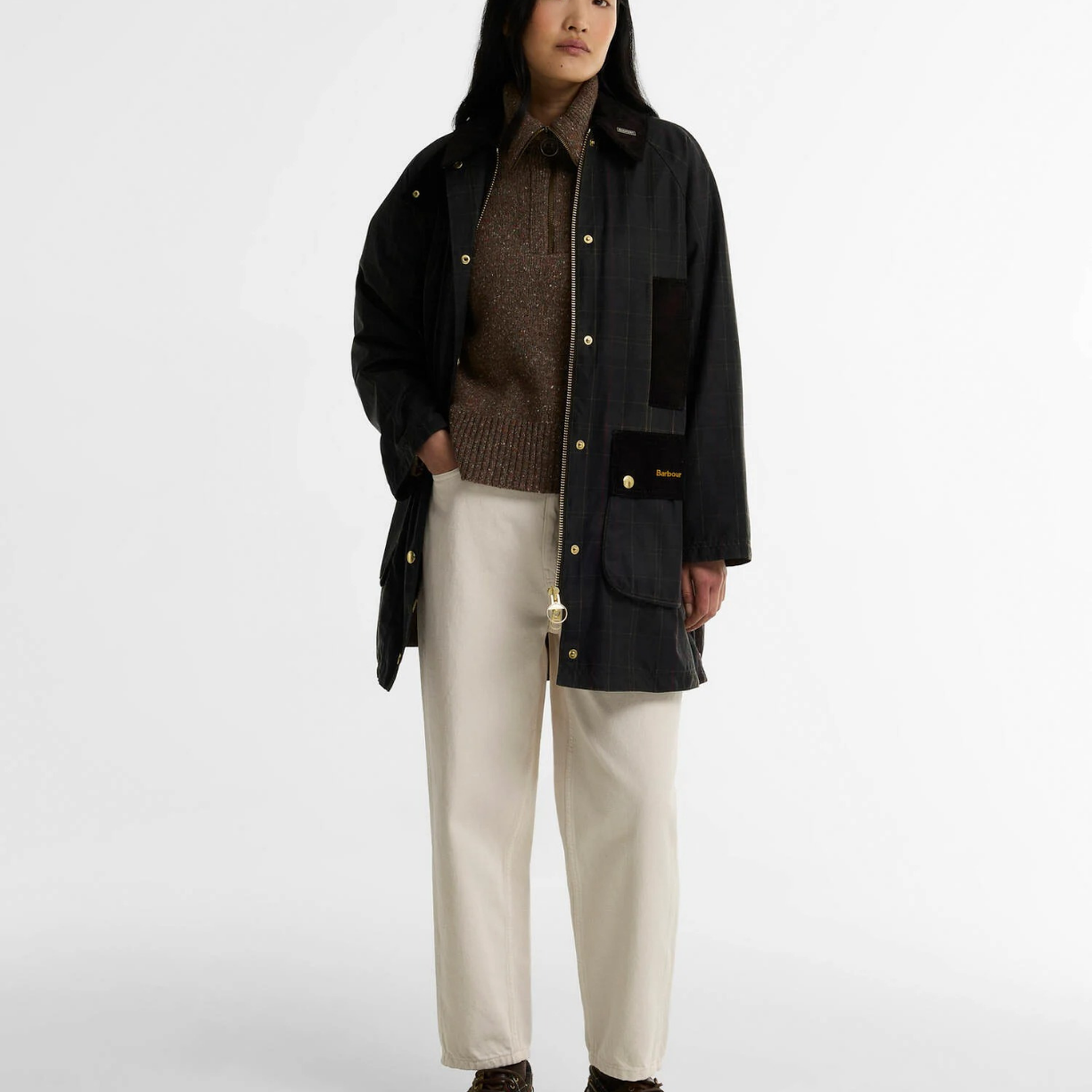 Barbour Icons Tartan Modern Beaufort Yağlı Ceket