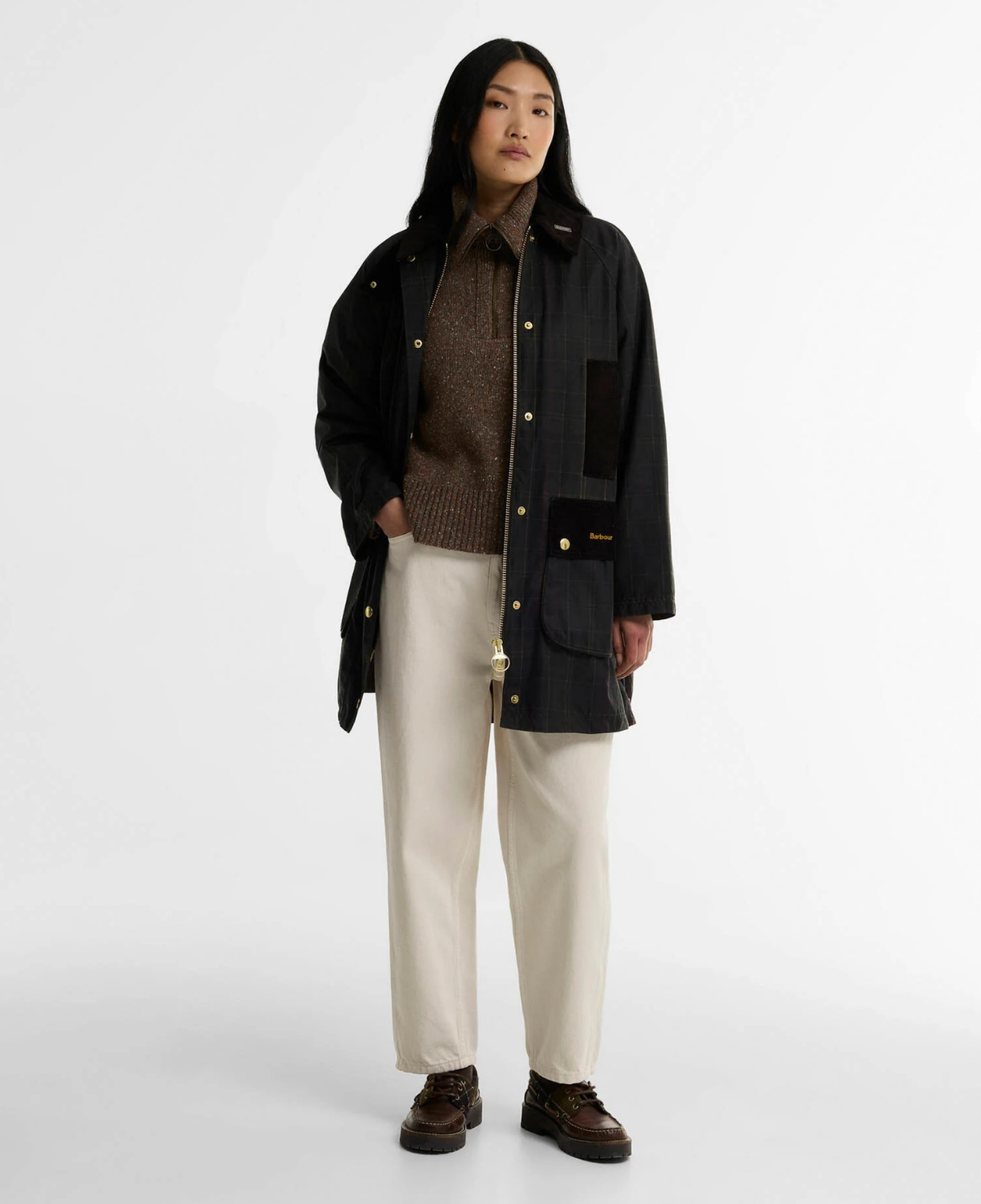 Barbour Icons Tartan Modern Beaufort Yağlı Ceket