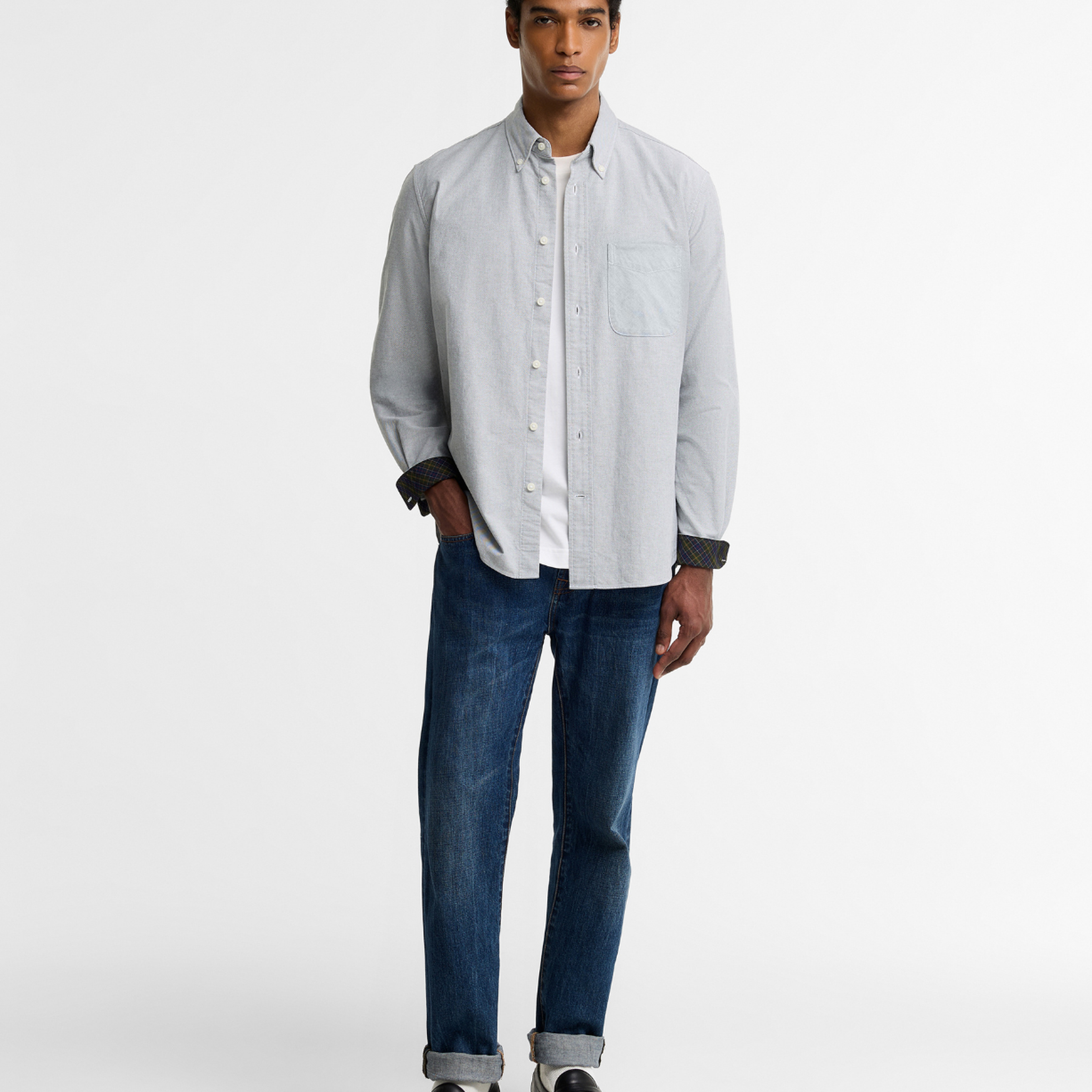 Barbour Authentic Striped Oxford Gömlek
