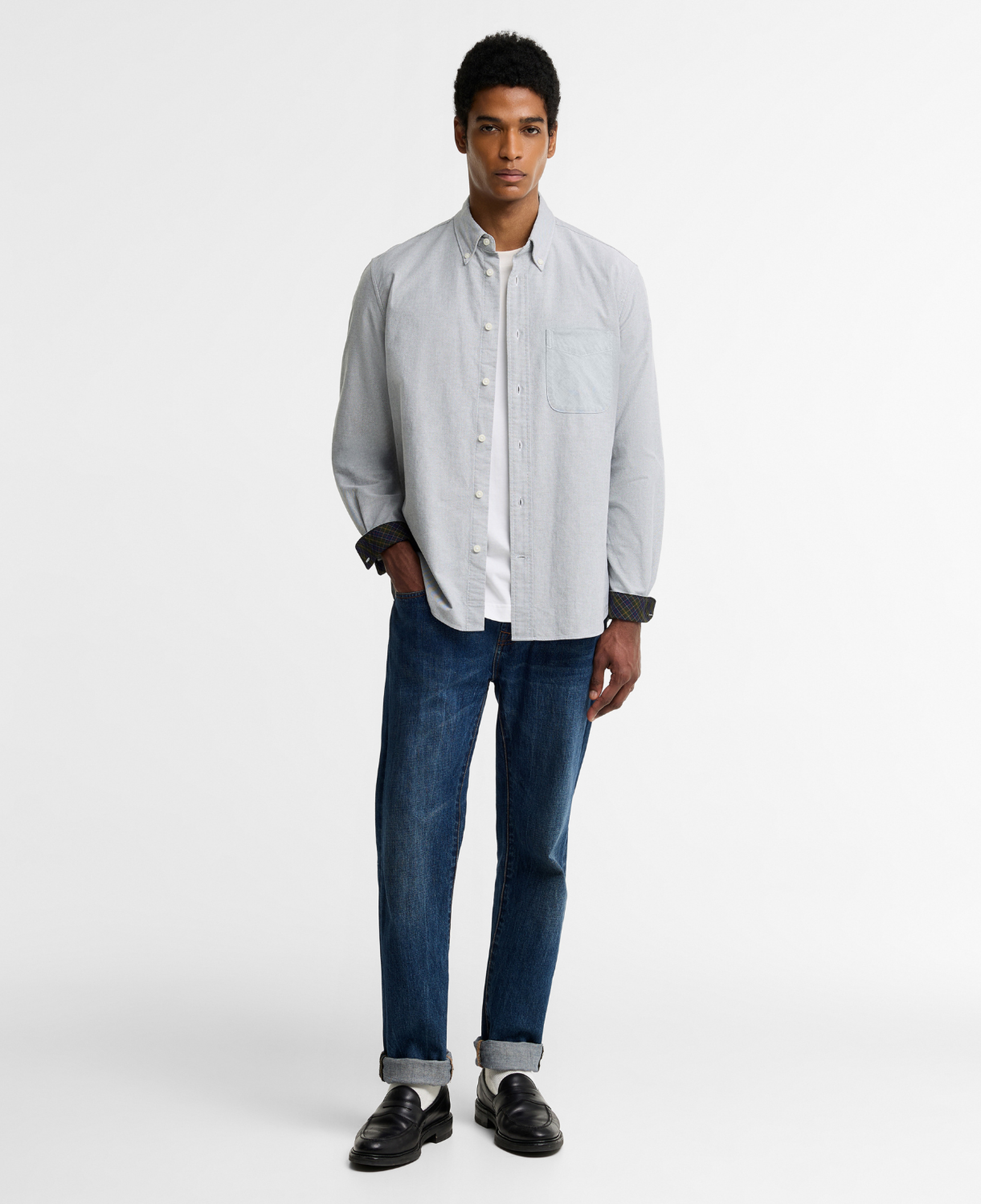 Barbour Authentic Striped Oxford Gömlek