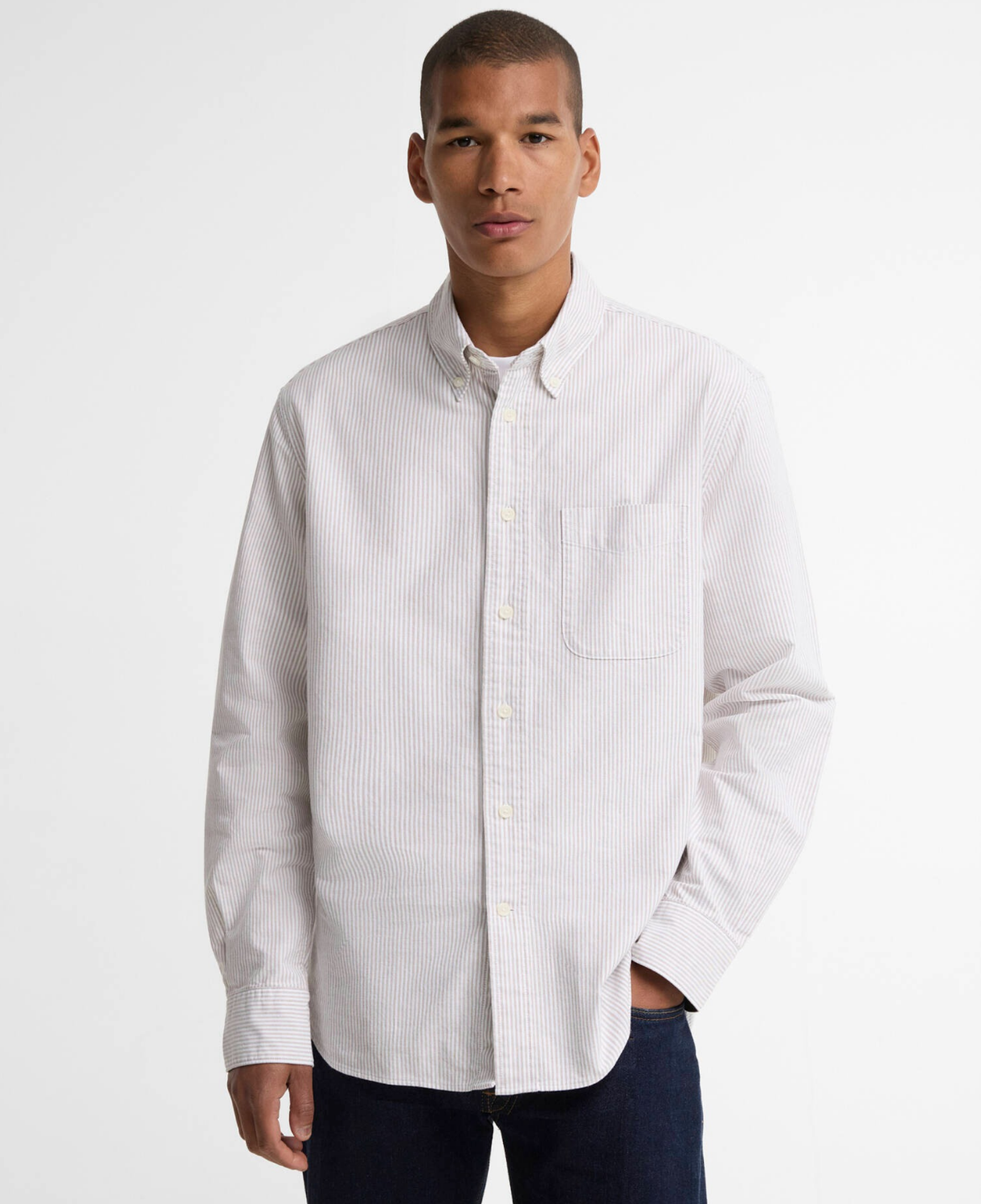 Barbour Authentic Striped Oxford Gömlek