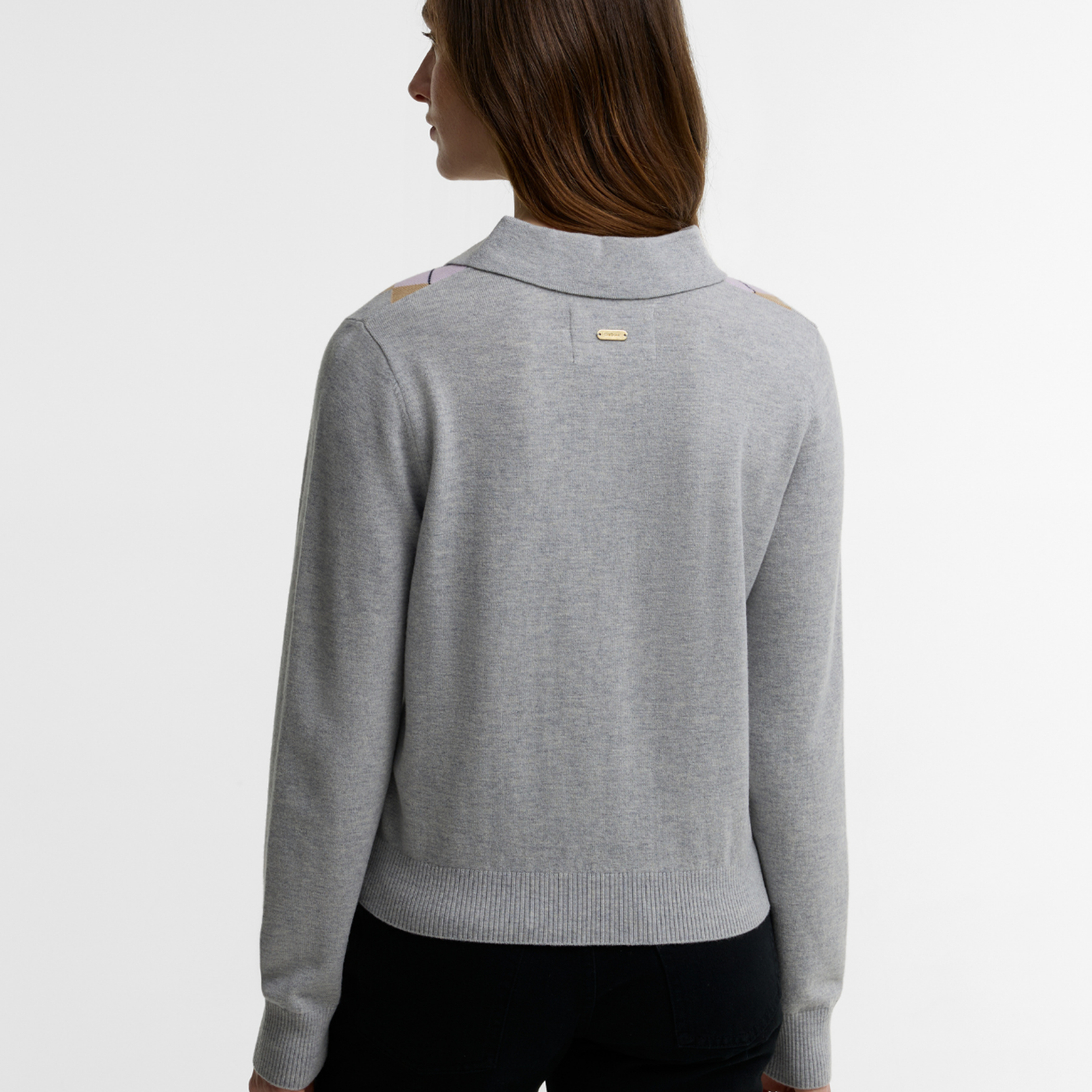 Barbour Fawne Knitted Kazak