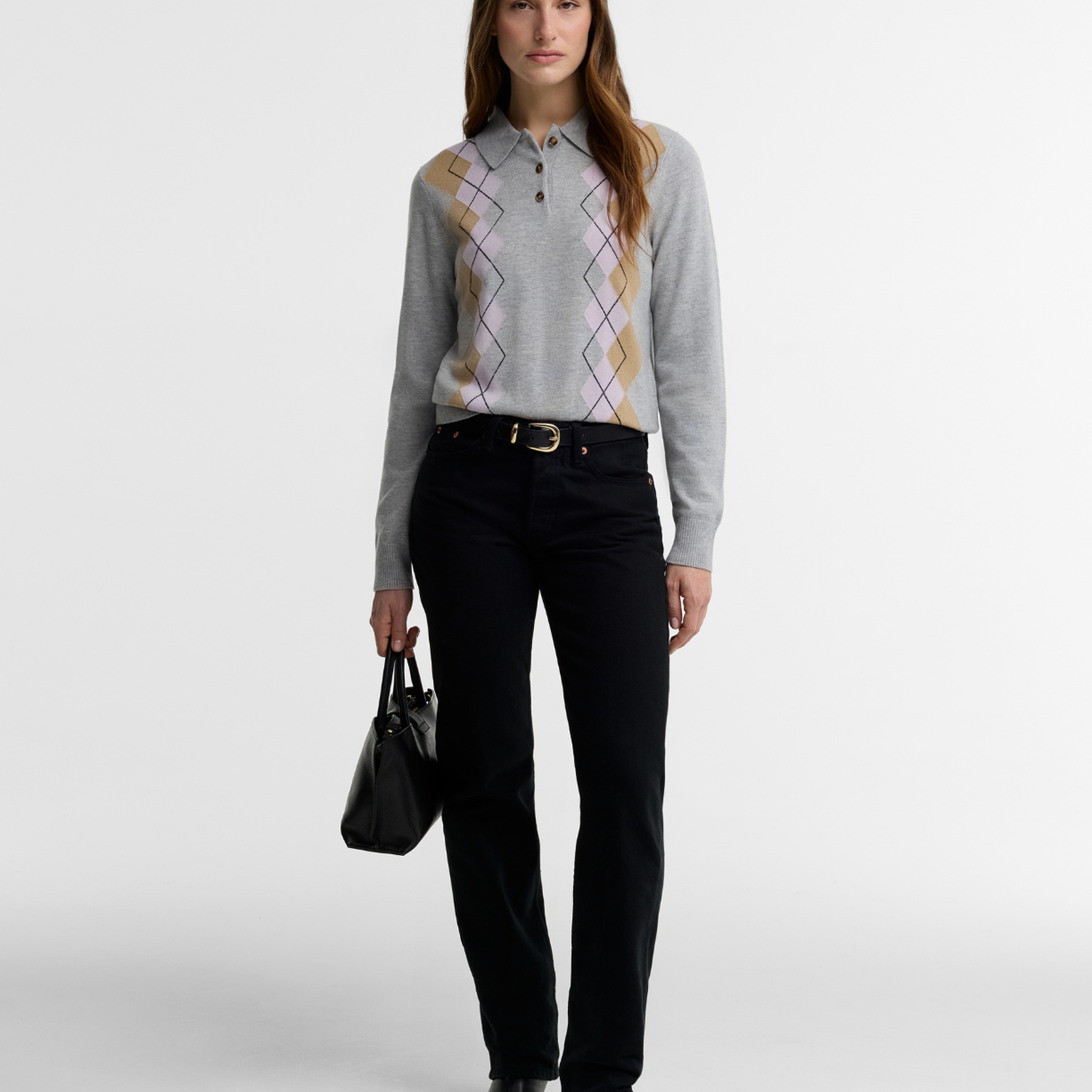 Barbour Fawne Knitted Kazak