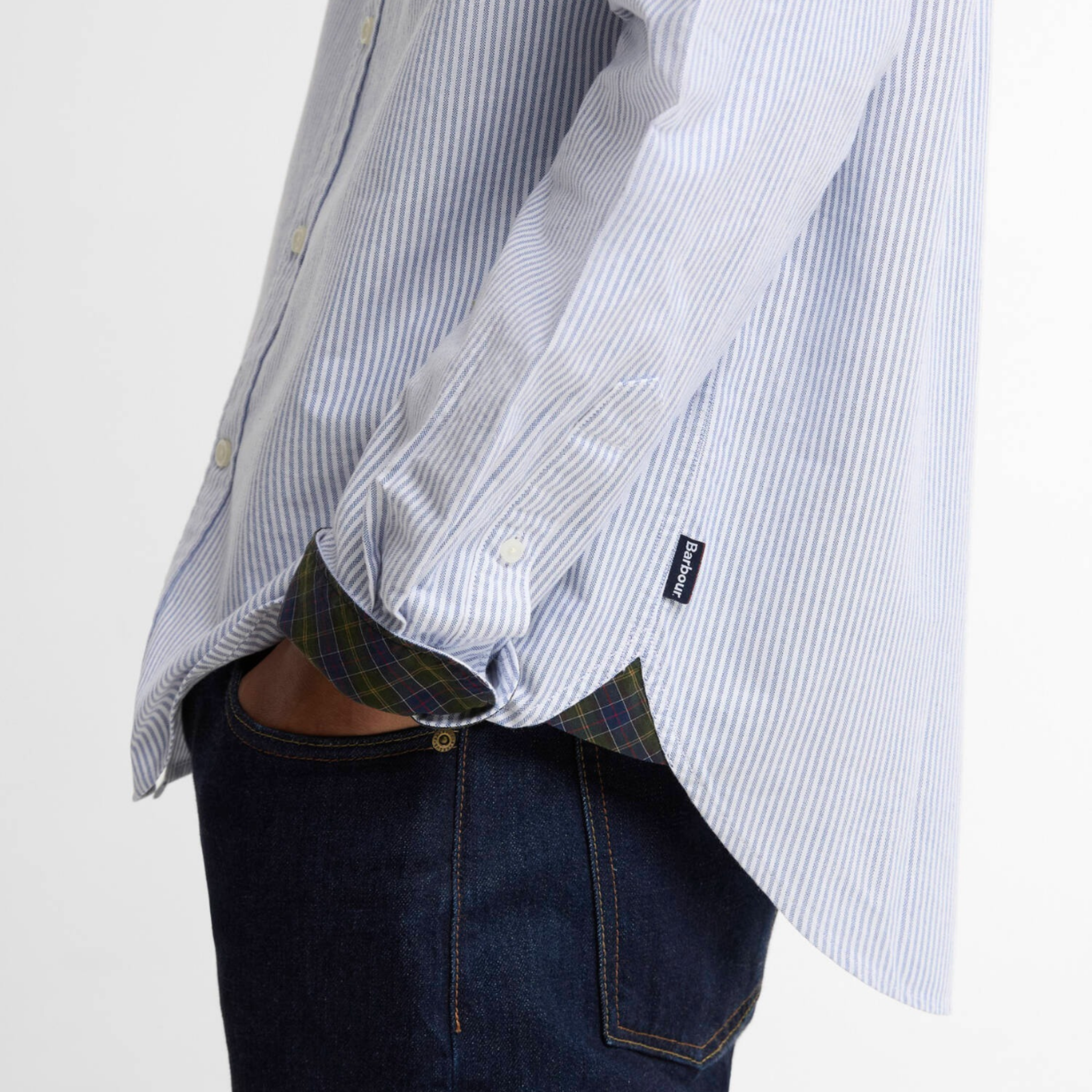 Barbour Authentic Striped Oxford Gömlek