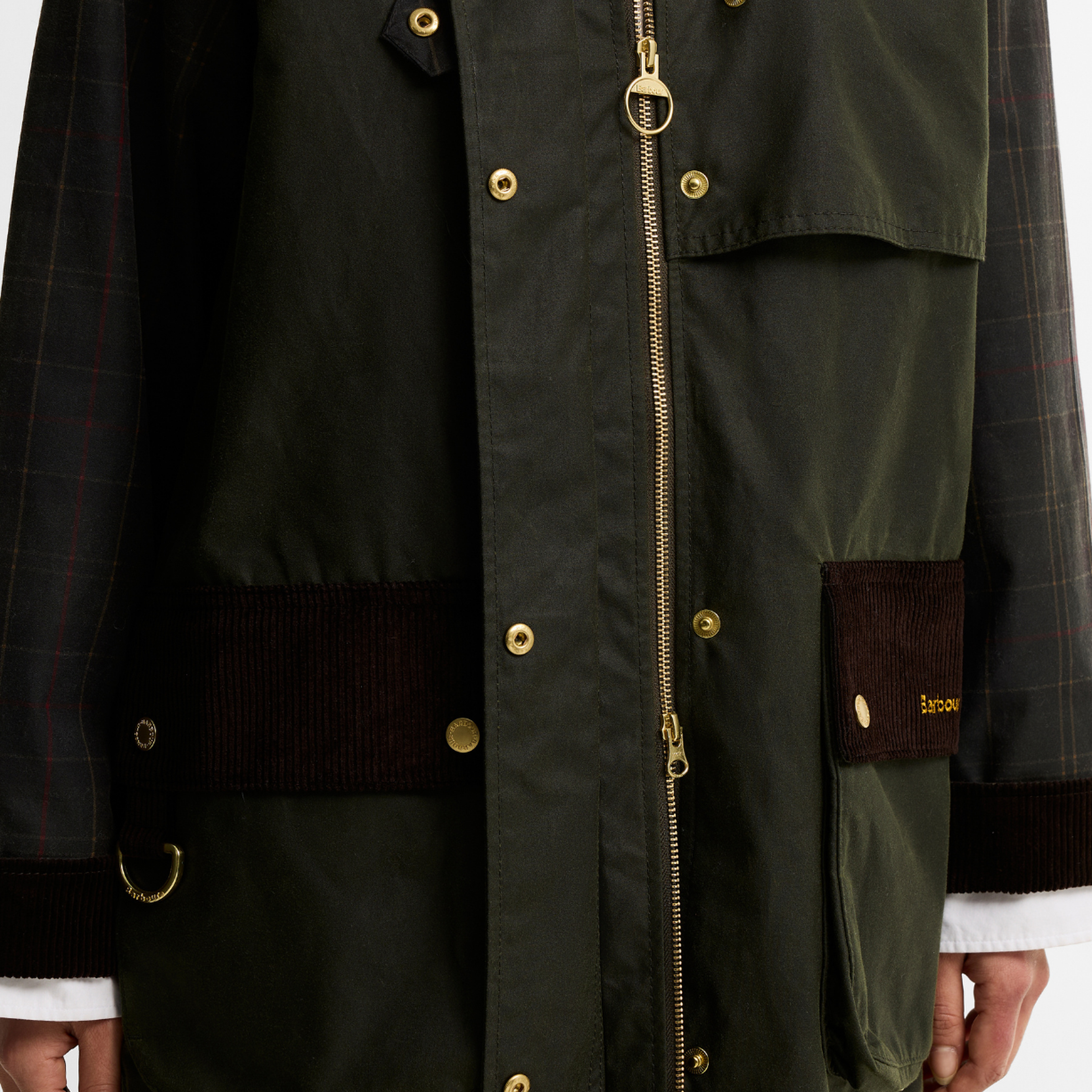 Barbour Checked Kirklees Yağlı Ceket