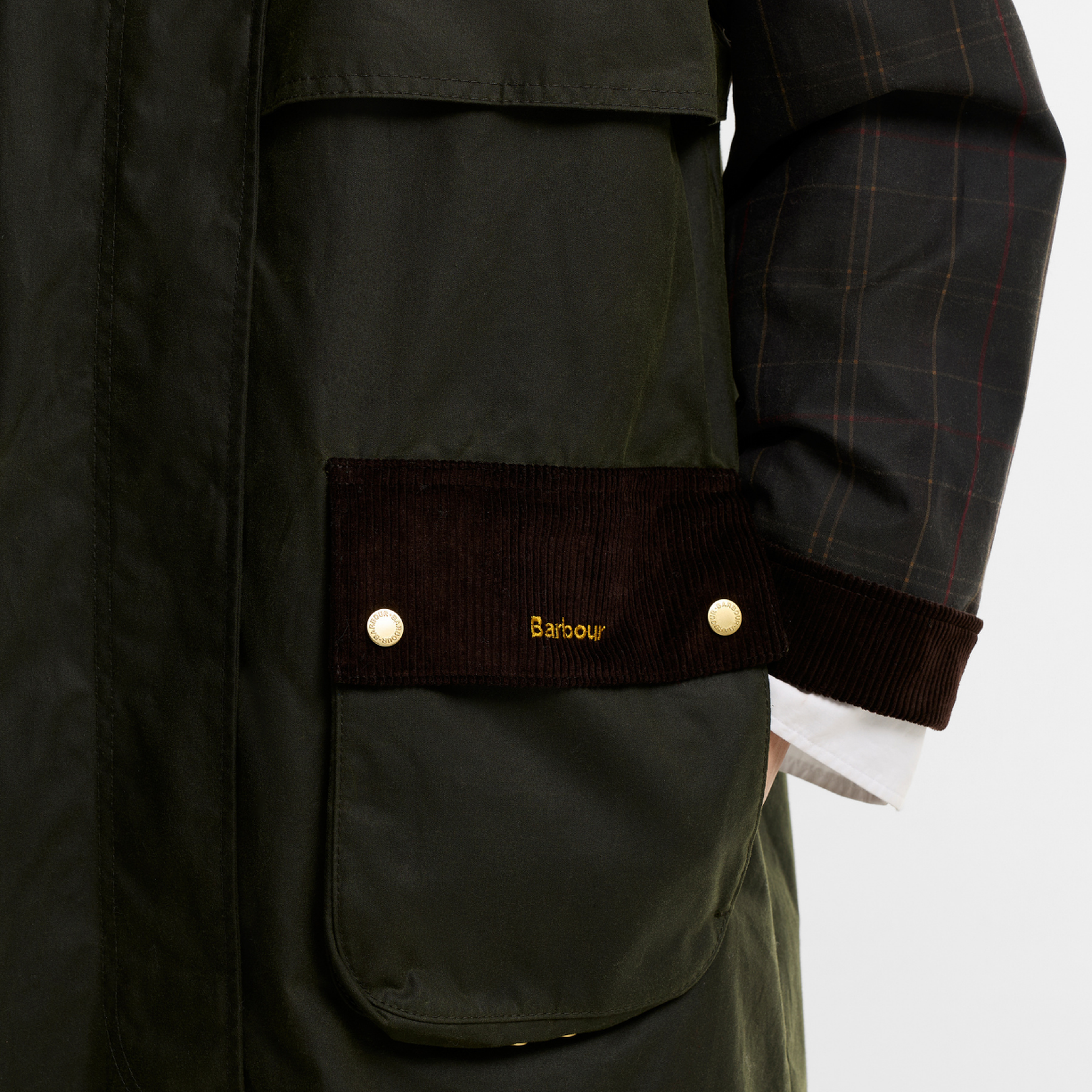 Barbour Checked Kirklees Yağlı Ceket