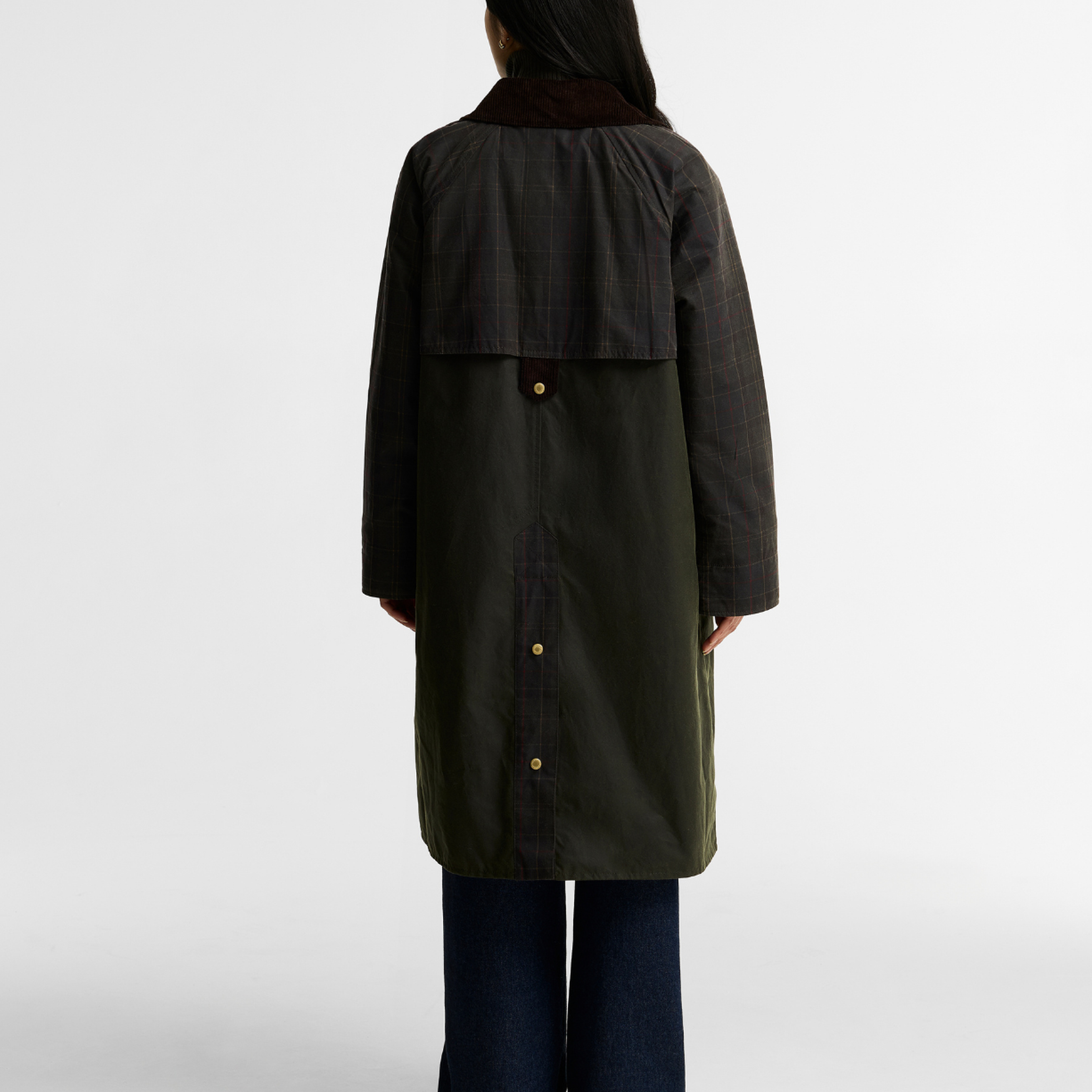 Barbour Checked Kirklees Yağlı Ceket