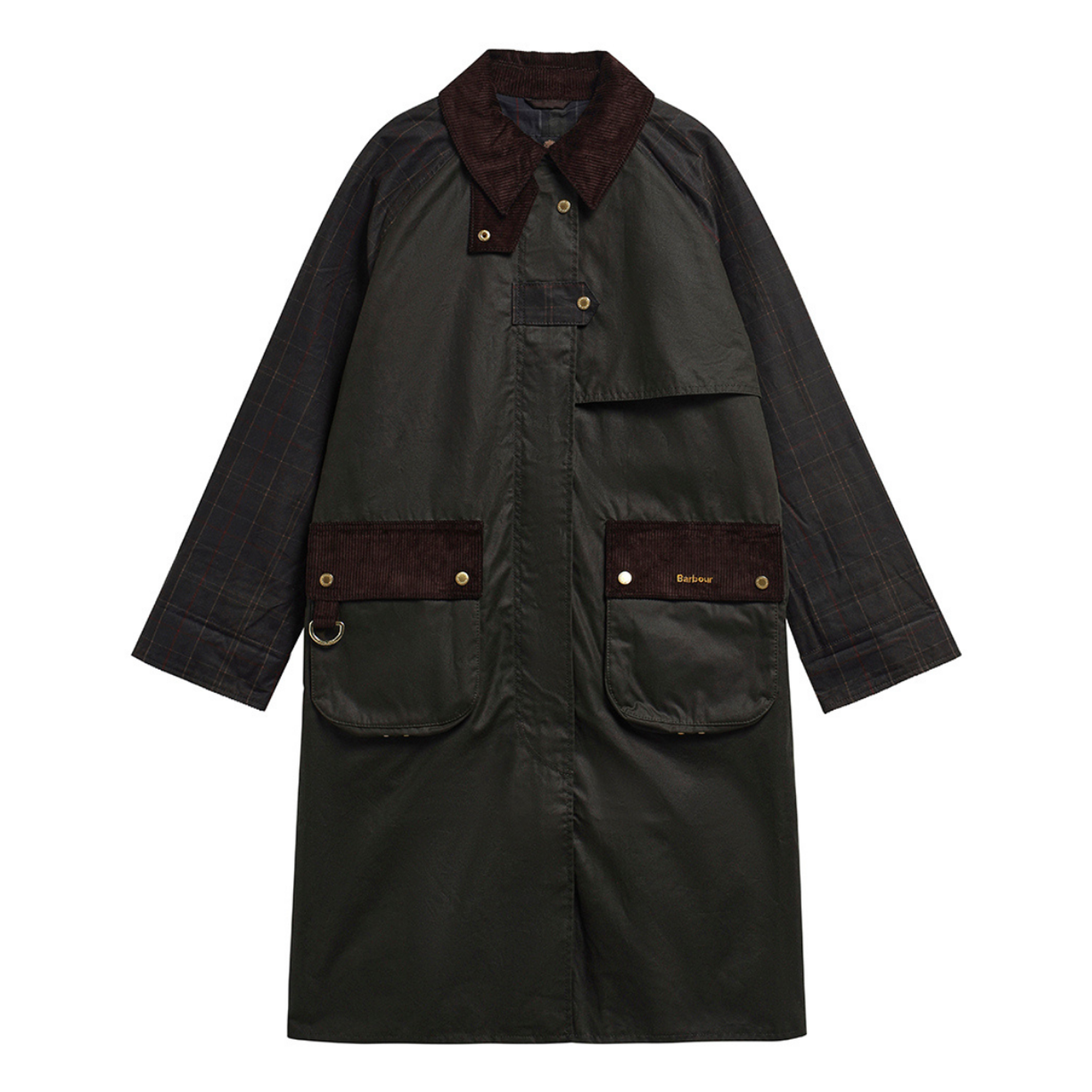 Barbour Checked Kirklees Yağlı Ceket
