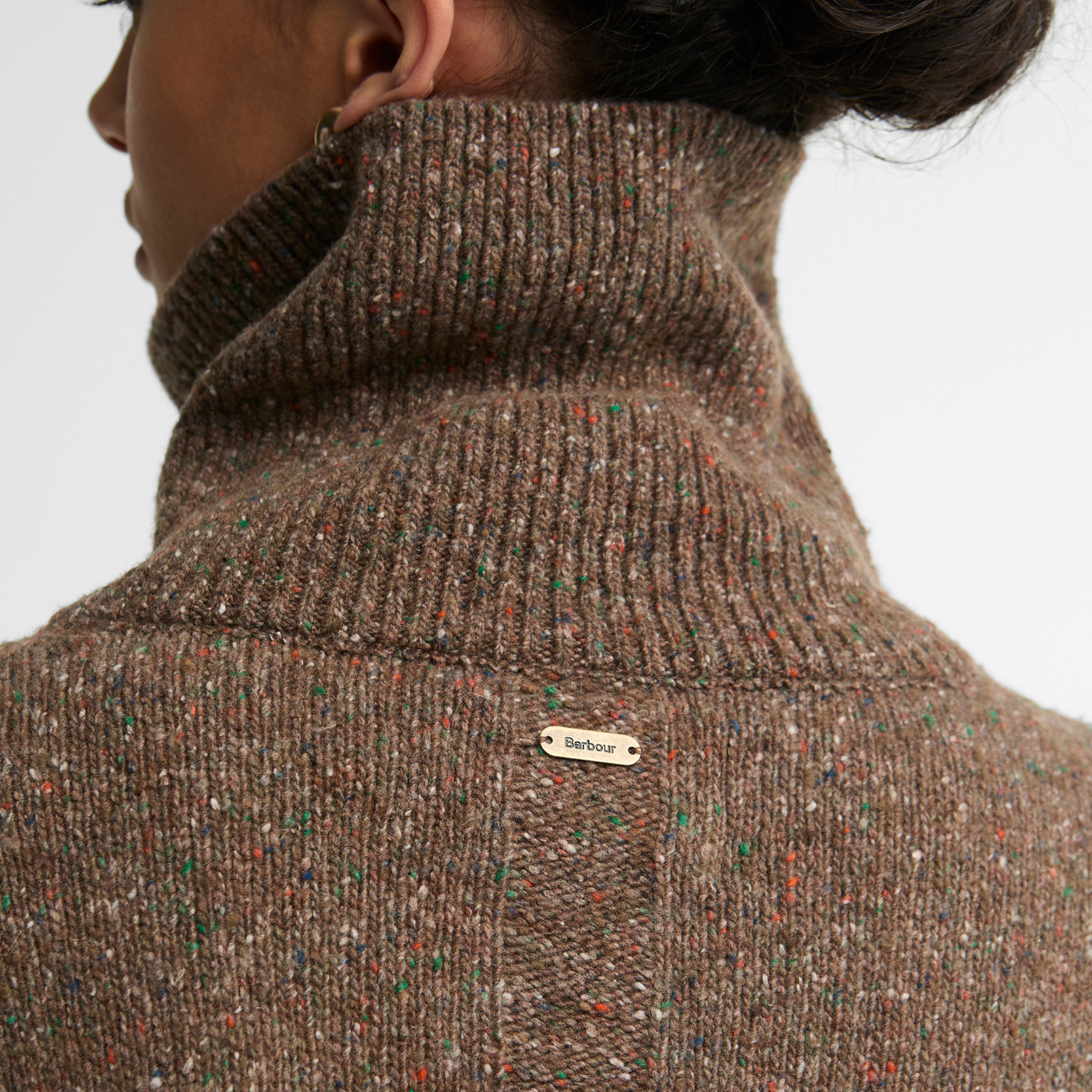 Barbour Lavensdale Half Zip Knitted Kazak