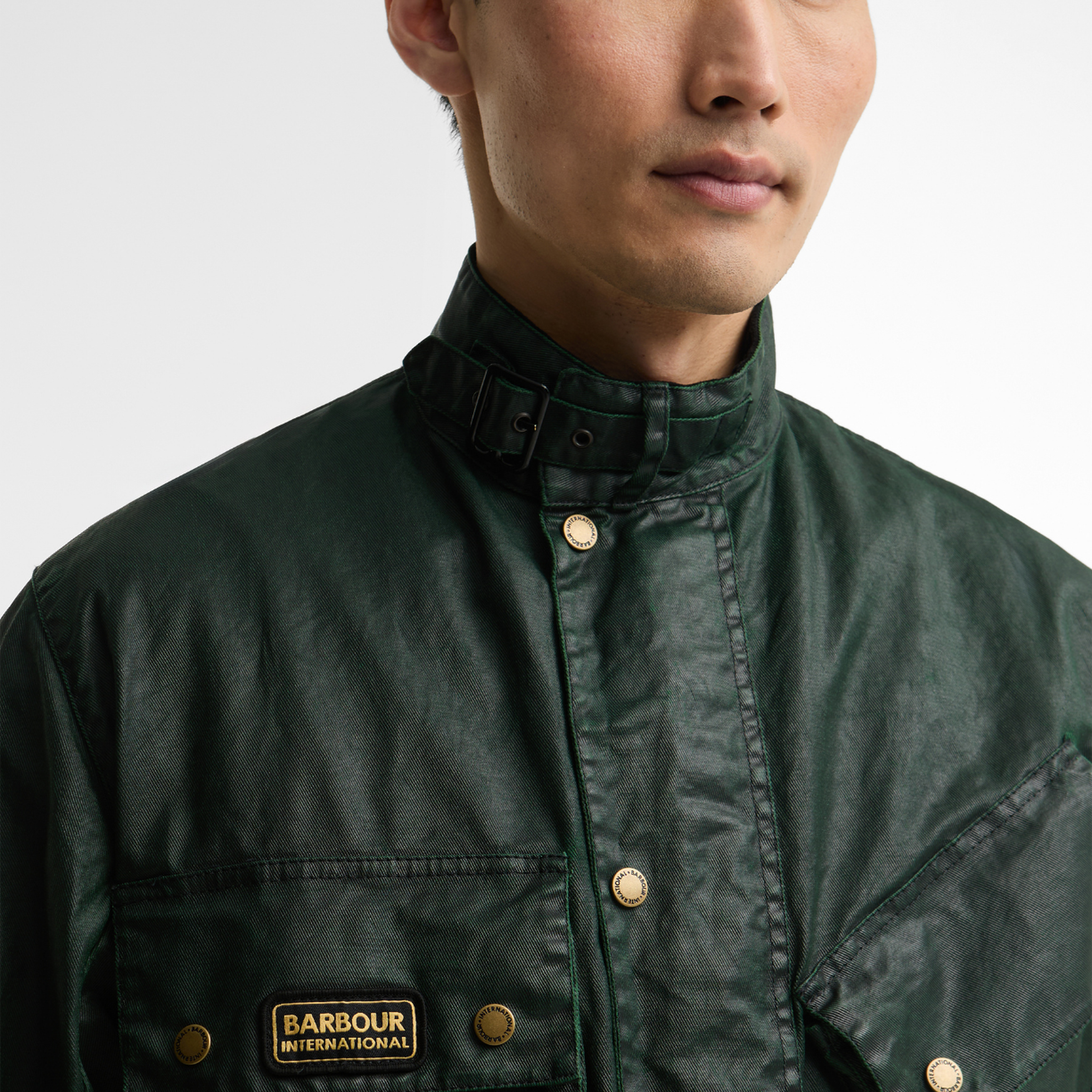 B.Intl Distressed 90th Anniversary Casual Ceket
