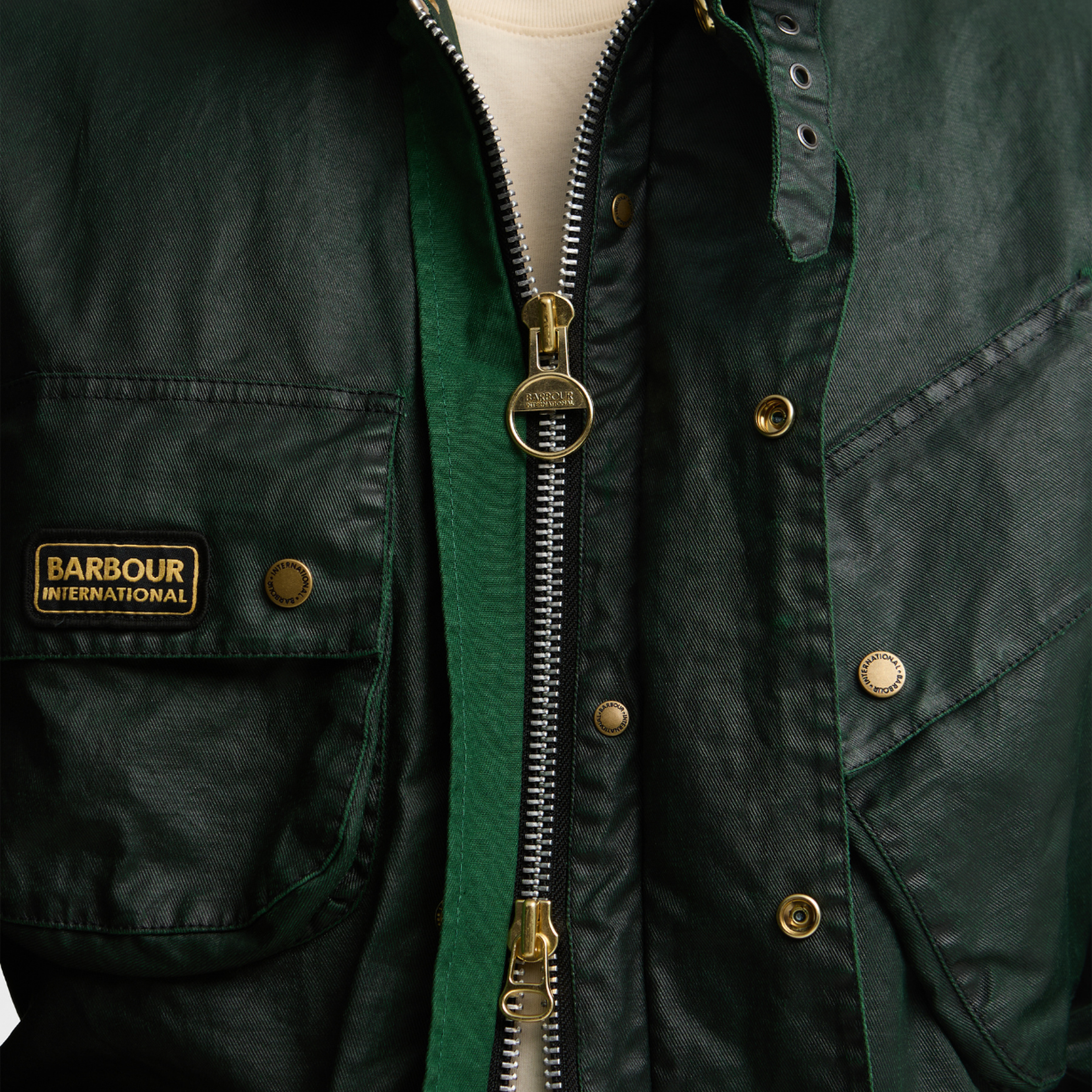 B.Intl Distressed 90th Anniversary Casual Ceket