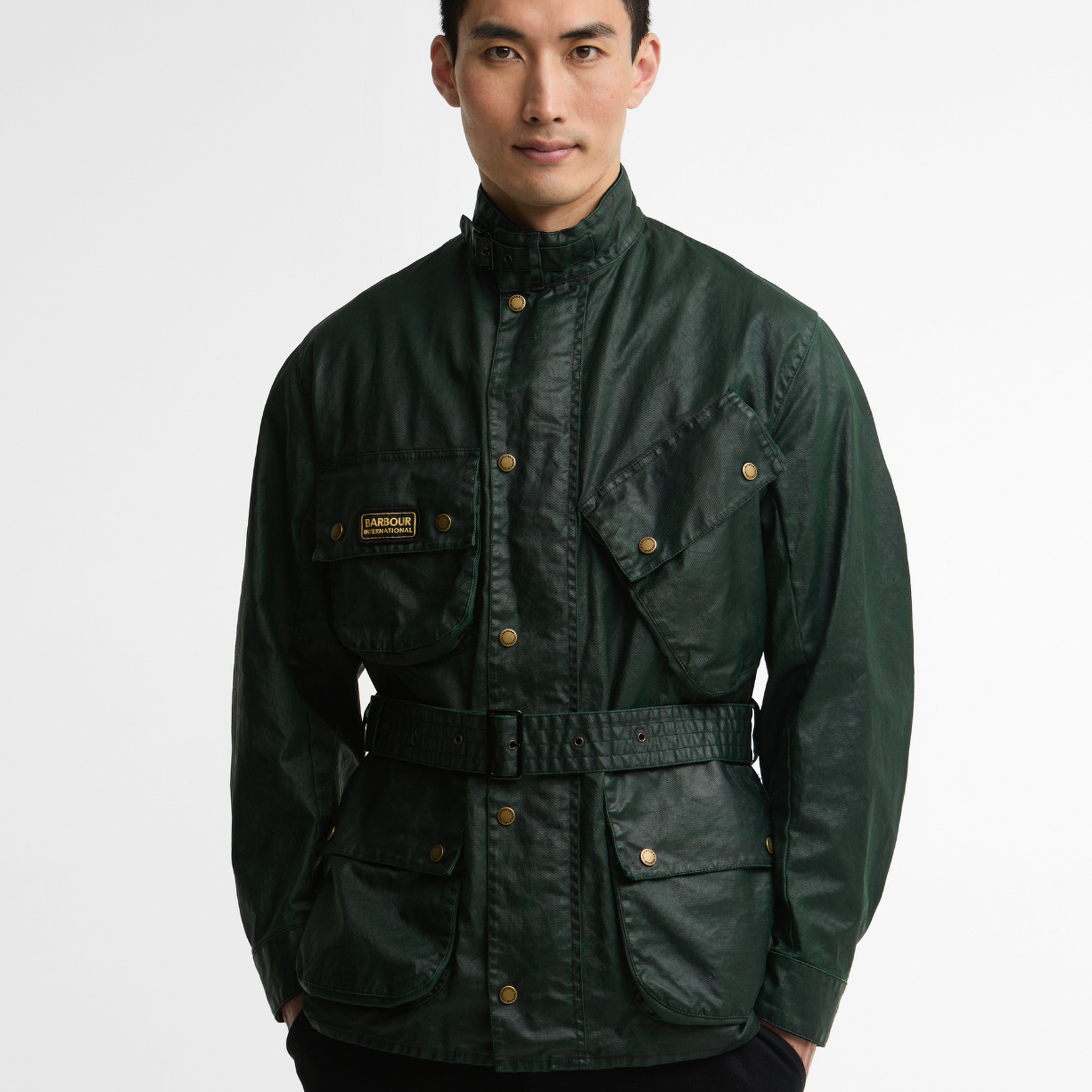 B.Intl Distressed 90th Anniversary Casual Ceket