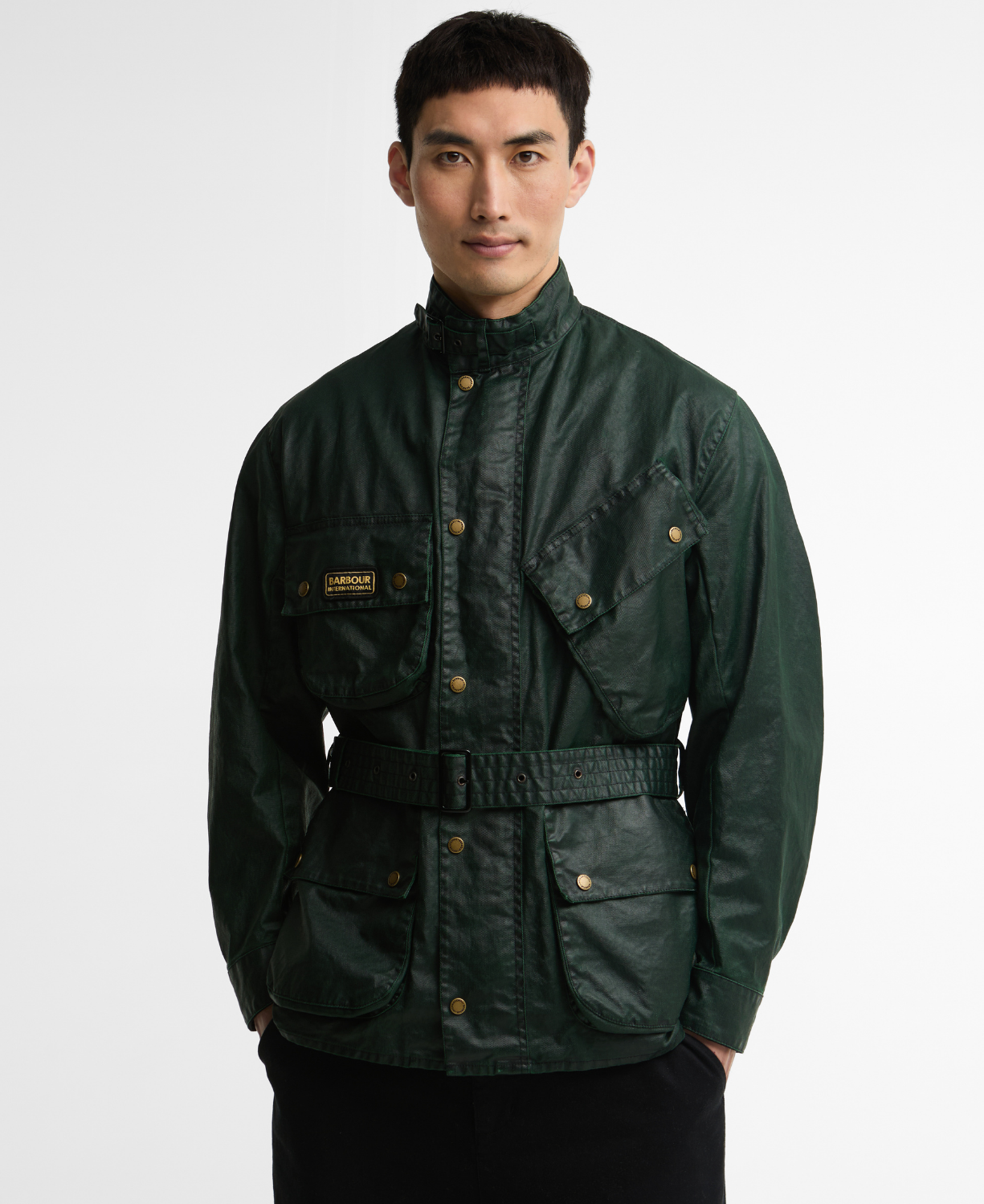 B.Intl Distressed 90th Anniversary Casual Ceket