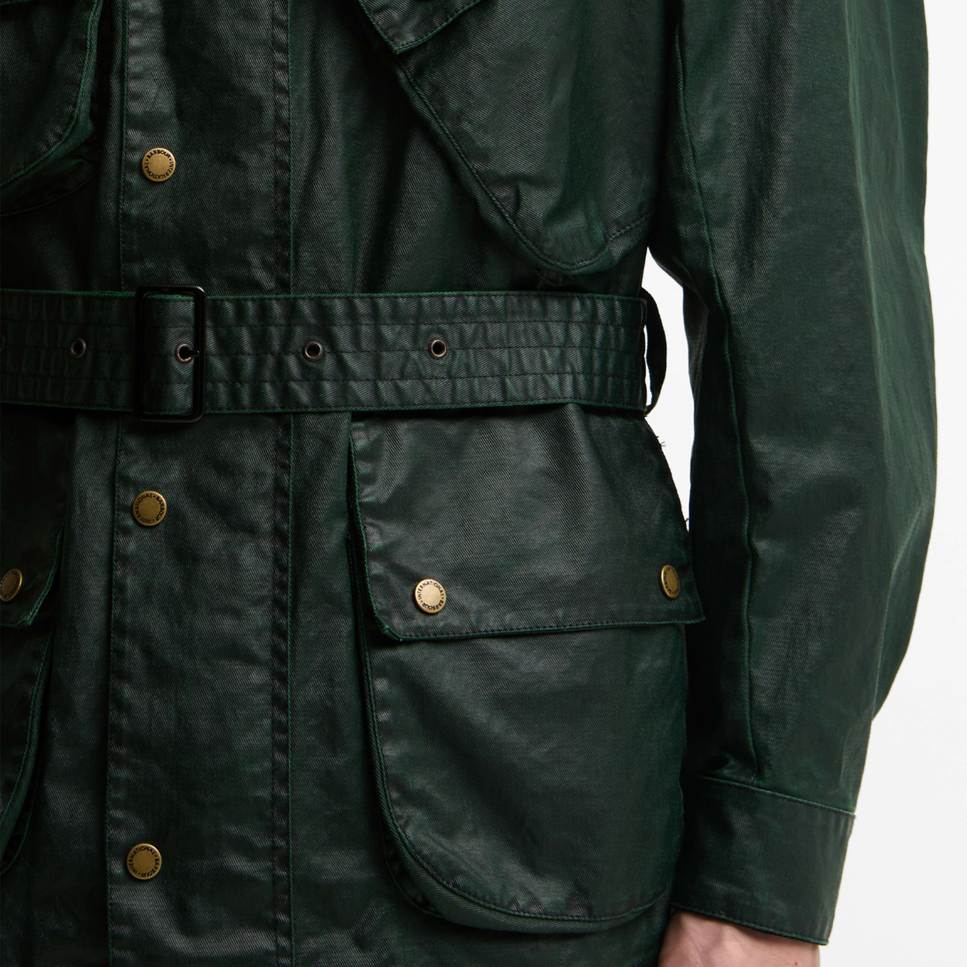 B.Intl Distressed 90th Anniversary Casual Ceket