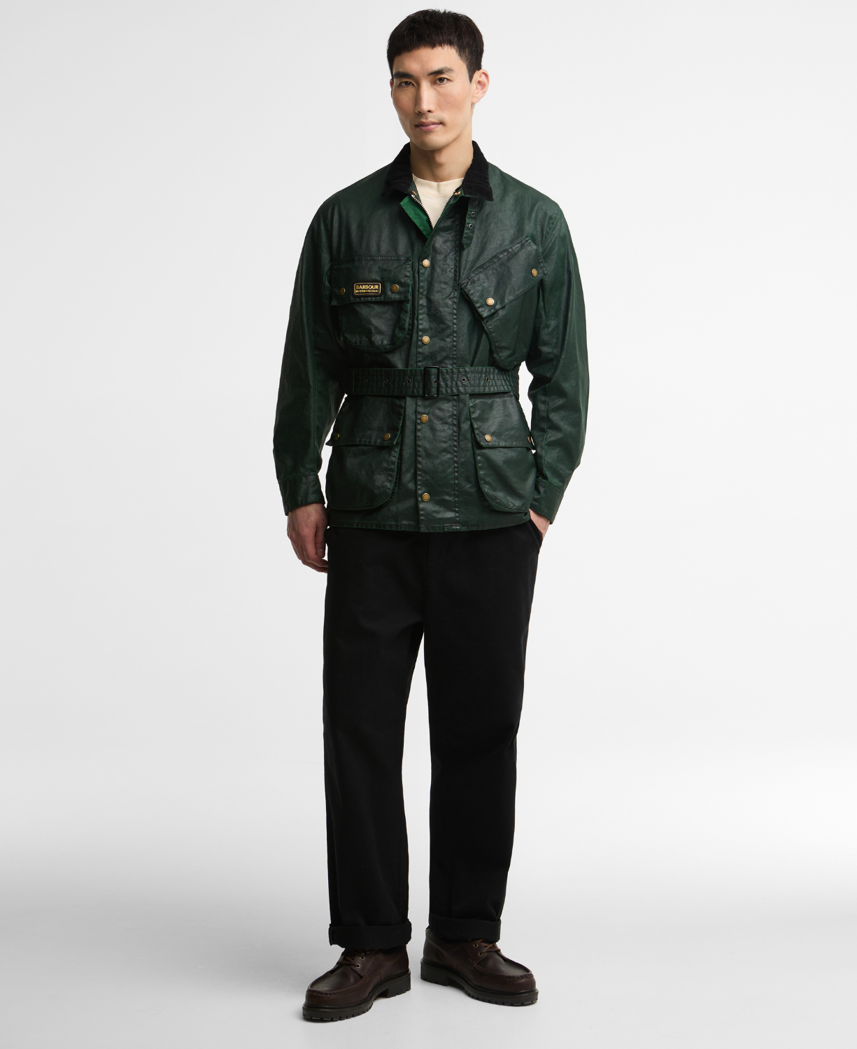 B.Intl Distressed 90th Anniversary Casual Ceket