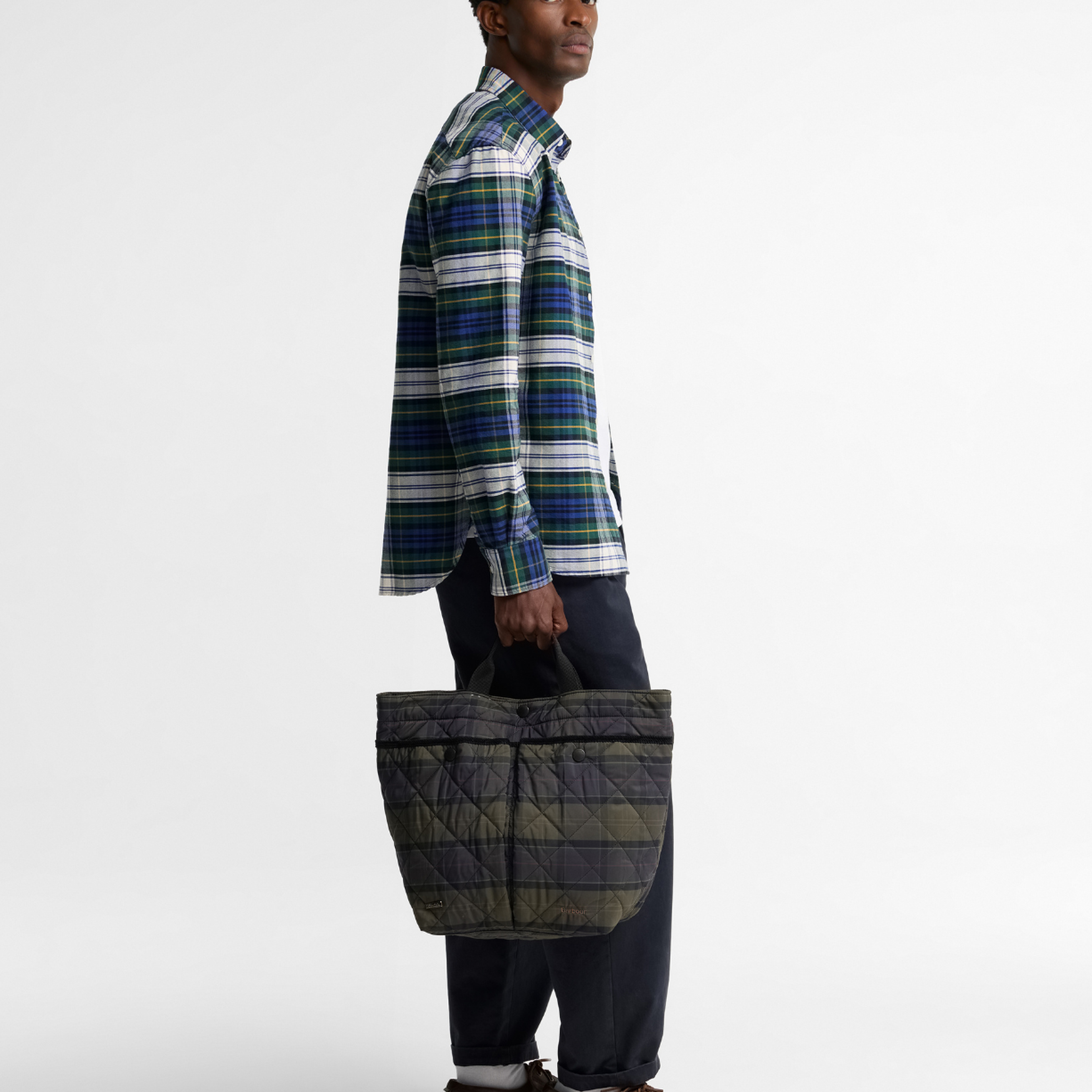 Barbour Tartan Liddesdale Tote Çanta