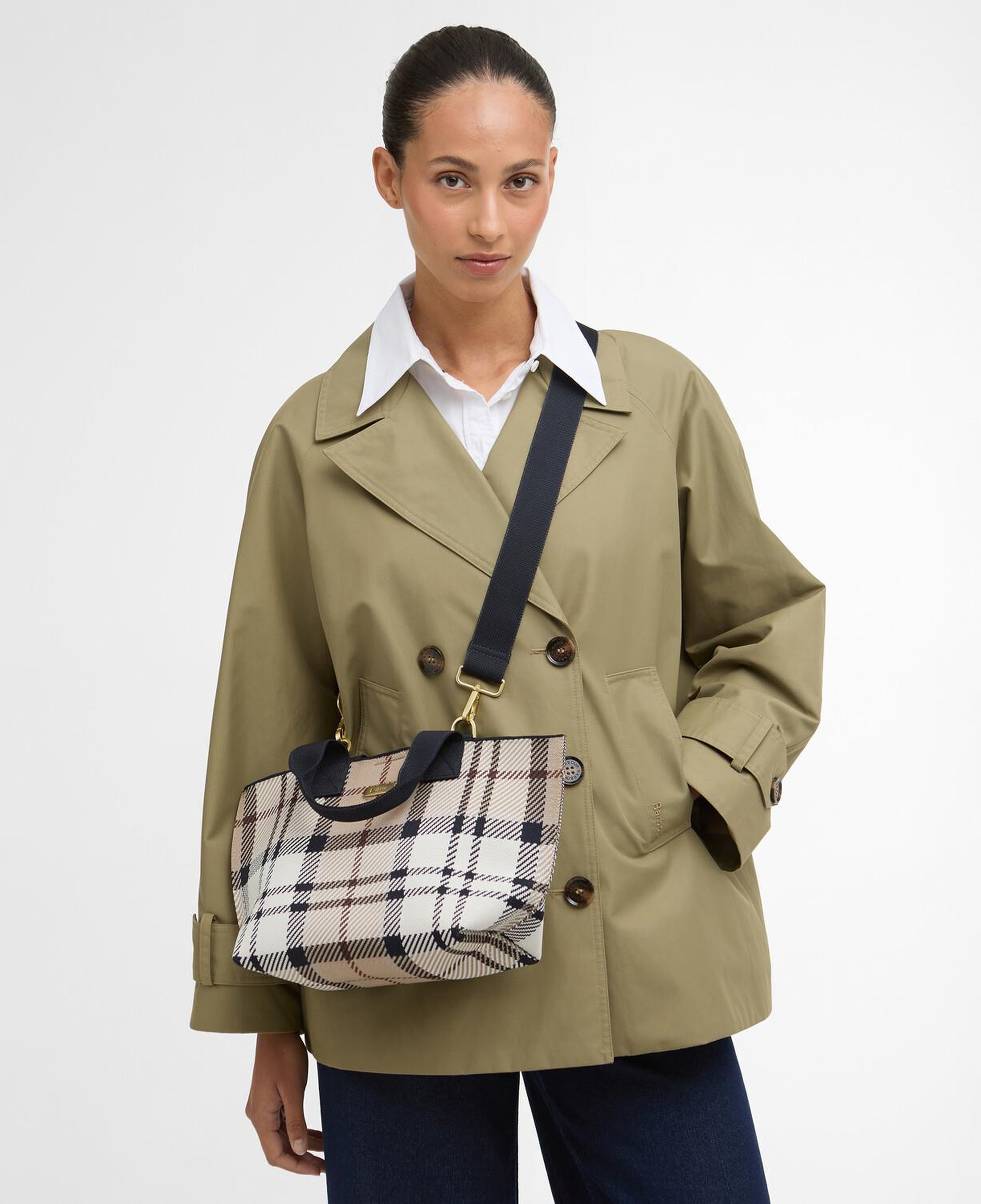 Barbour Layla Tartan Mini Kol Çantası