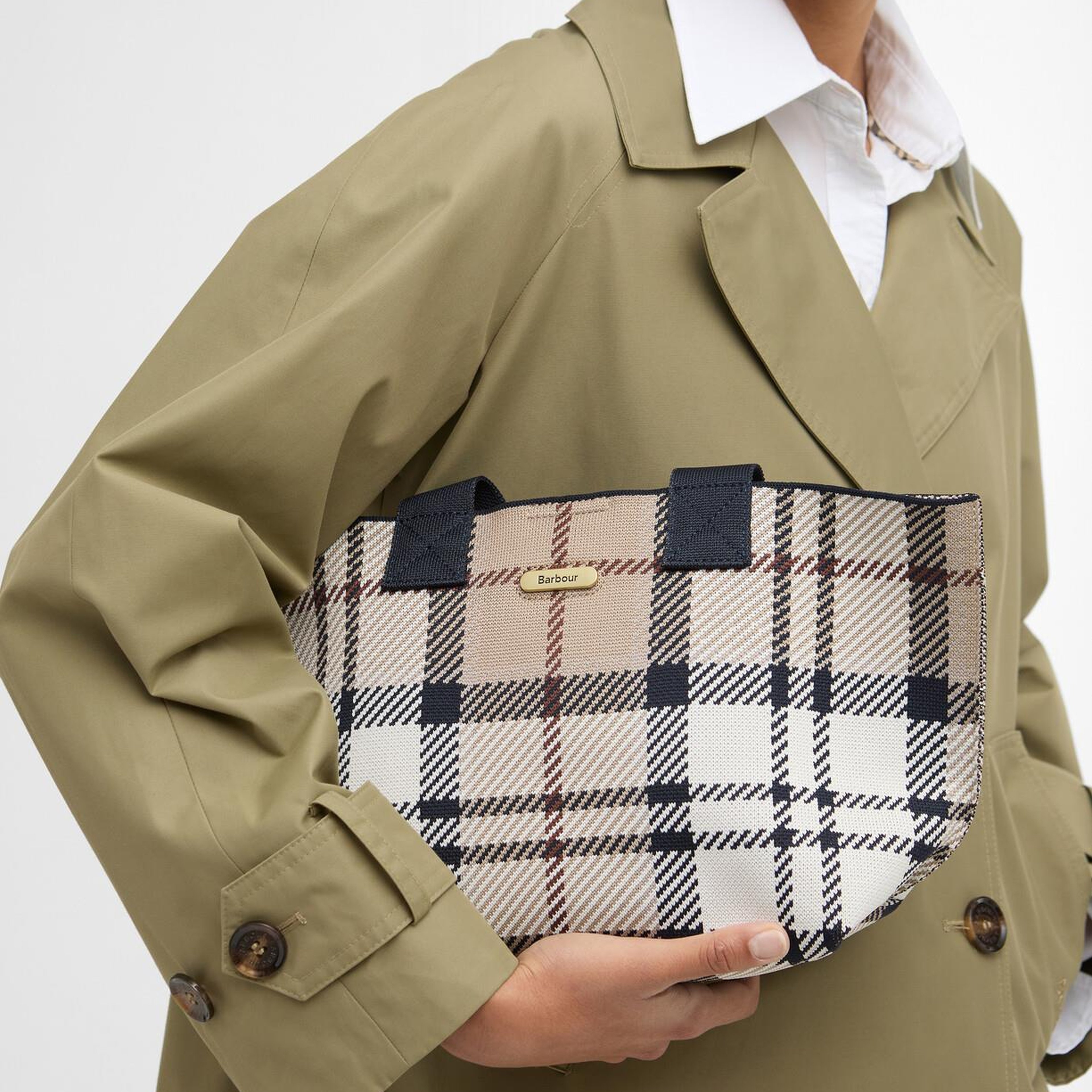 Barbour Layla Tartan Mini Kol Çantası