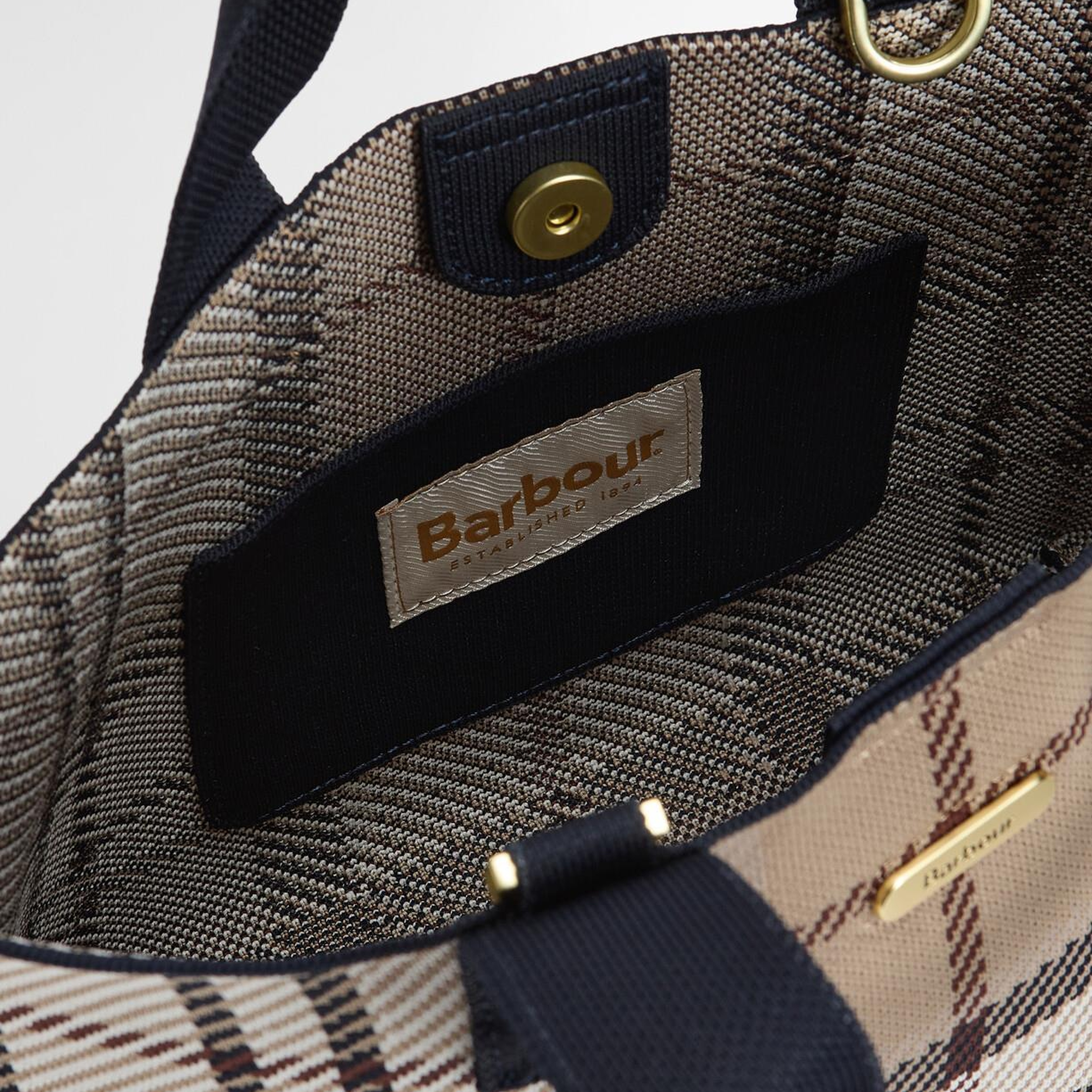 Barbour Layla Tartan Mini Kol Çantası