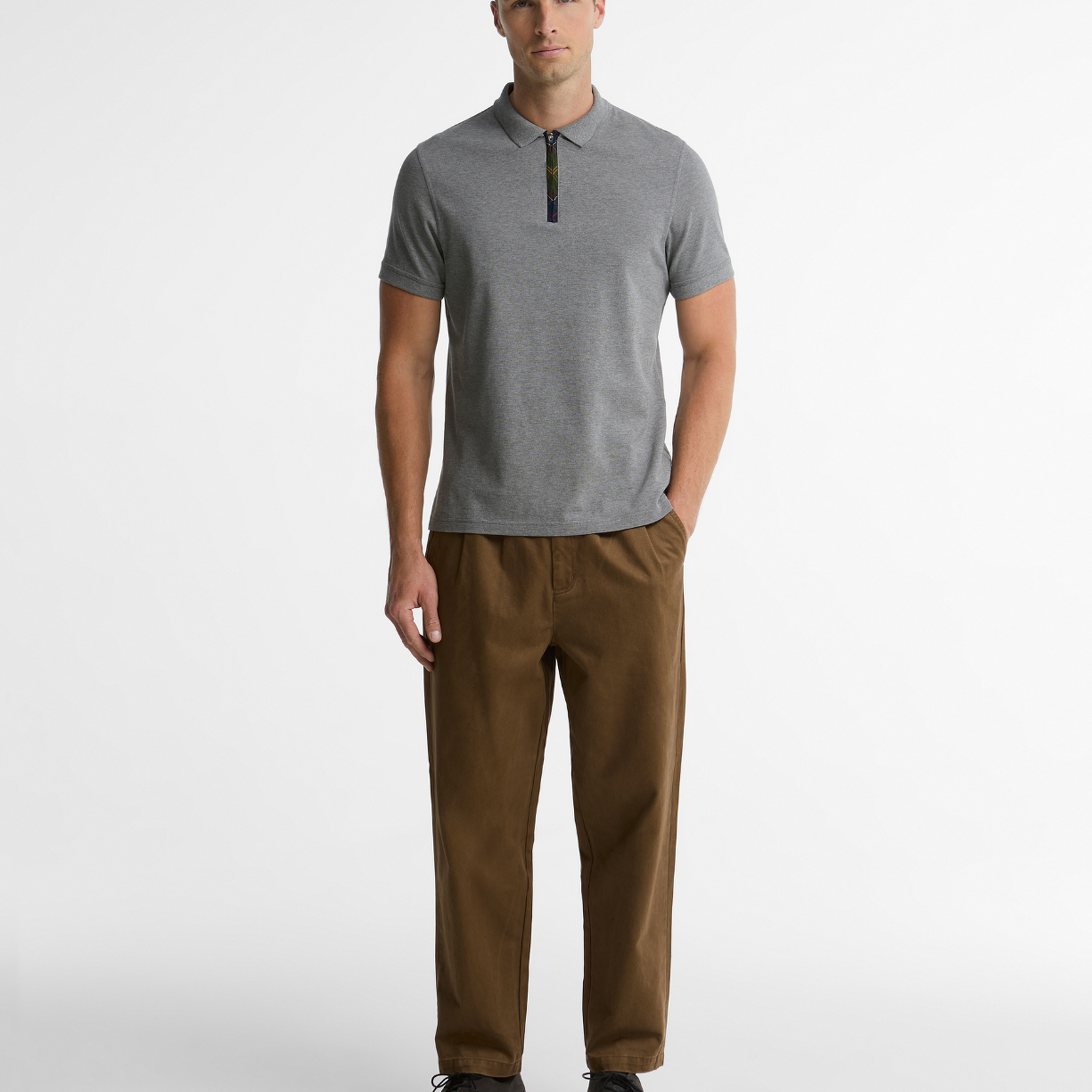 Barbour Stately Zip Polo Yaka