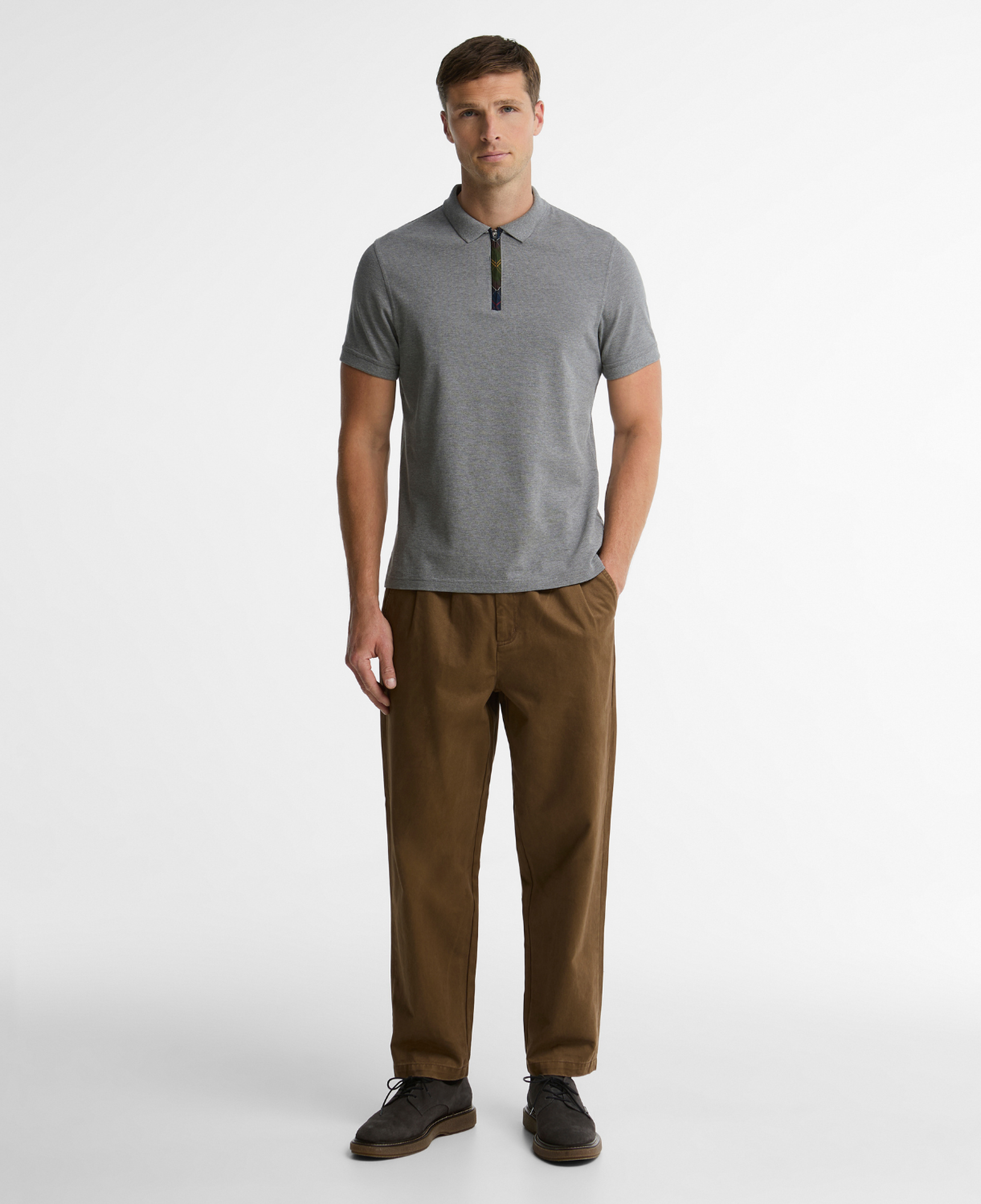 Barbour Stately Zip Polo Yaka