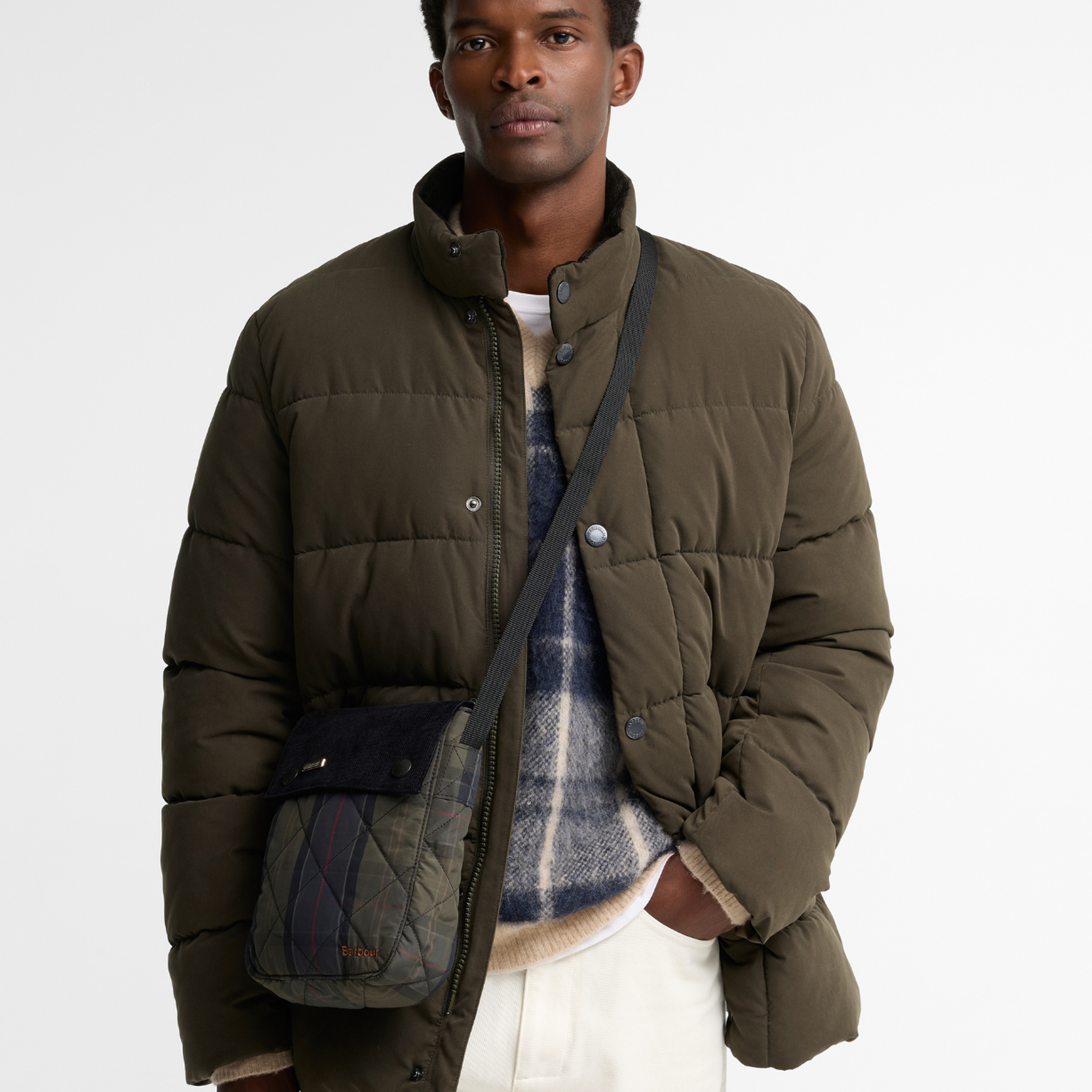 Barbour Tartan Liddesdale Çapraz Çanta