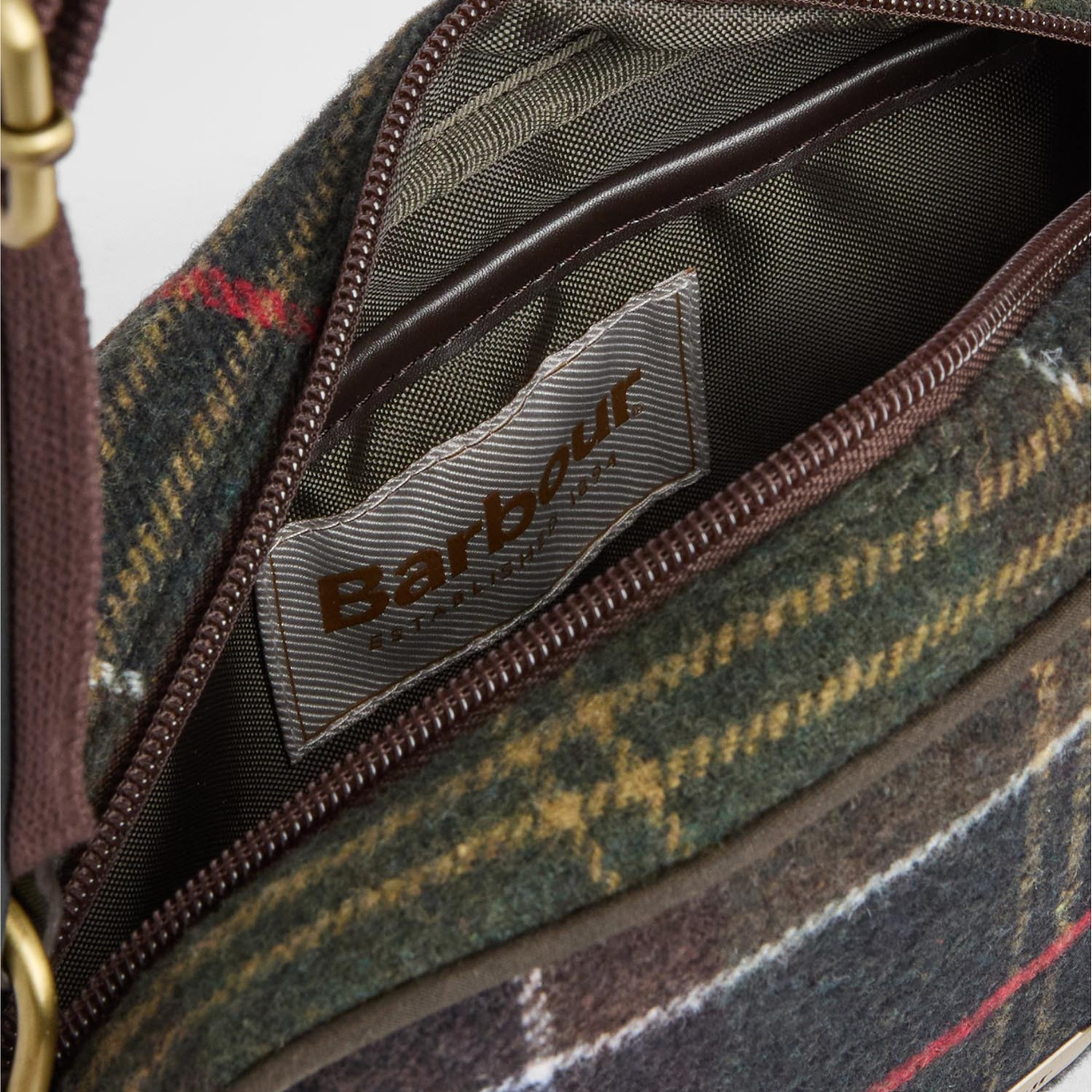 Barbour Contin Tartan Mini Çapraz Çanta
