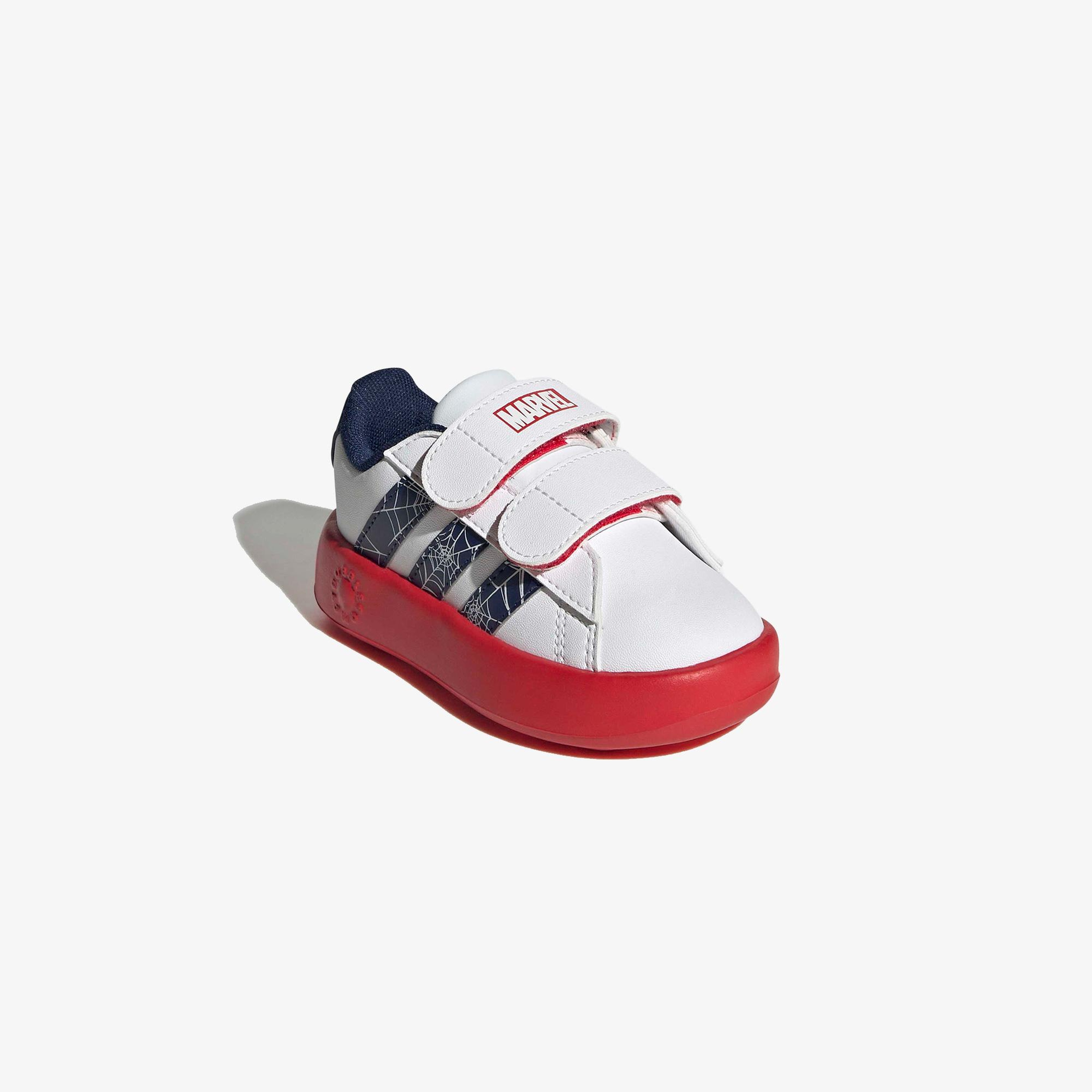 adidas Grand Court Spider-man Comfort Çocuk Beyaz Spor Ayakkabı