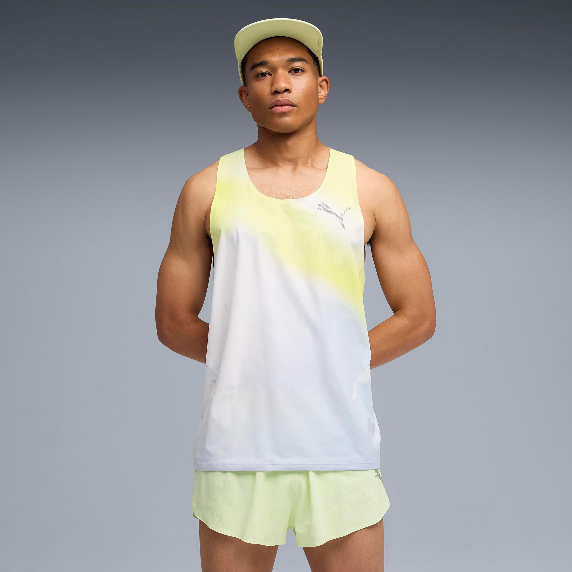 Puma Lightspeed Uw Erkek Beyaz Koşu Atlet