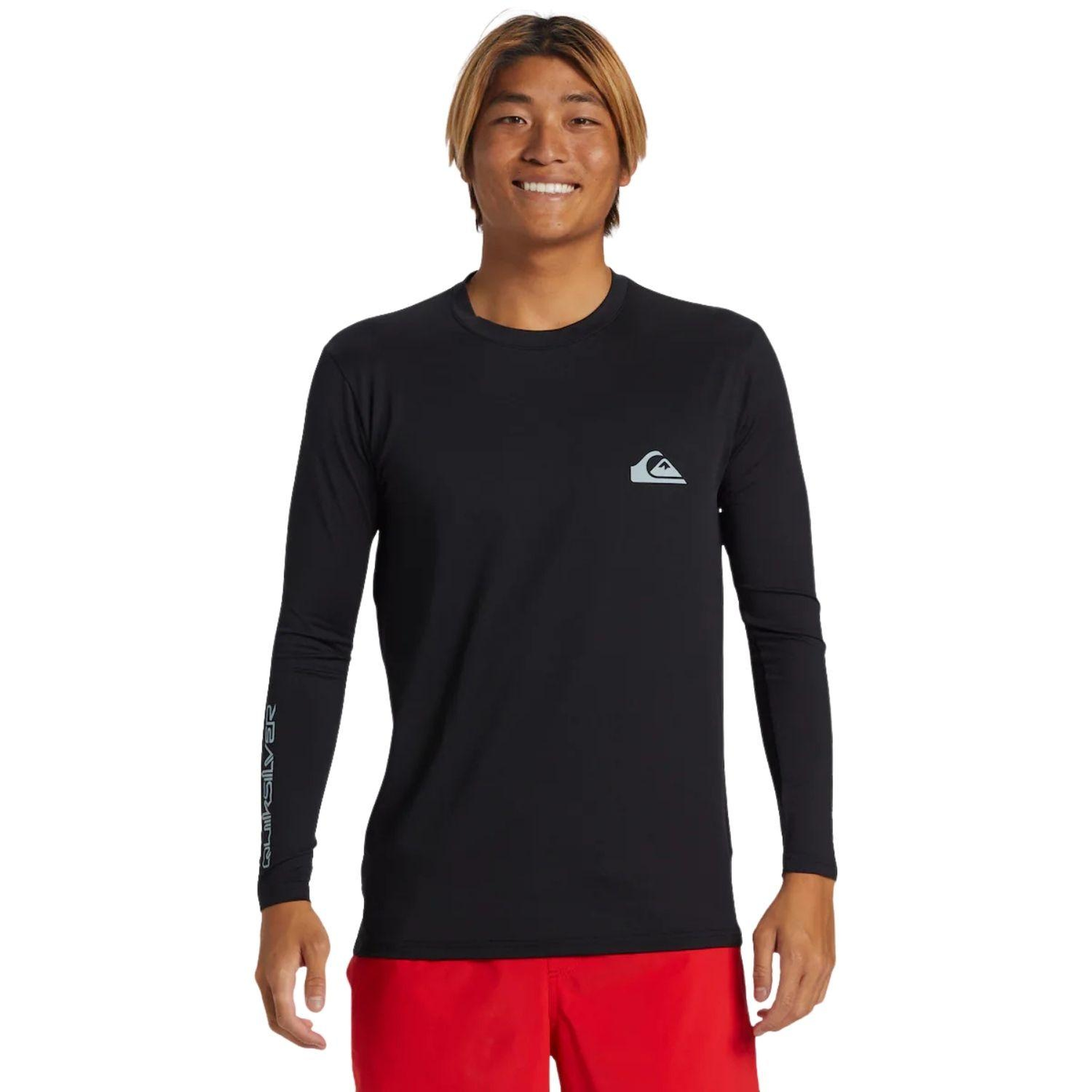 Quiksilver Surf Ls Erkek Siyah Lycra