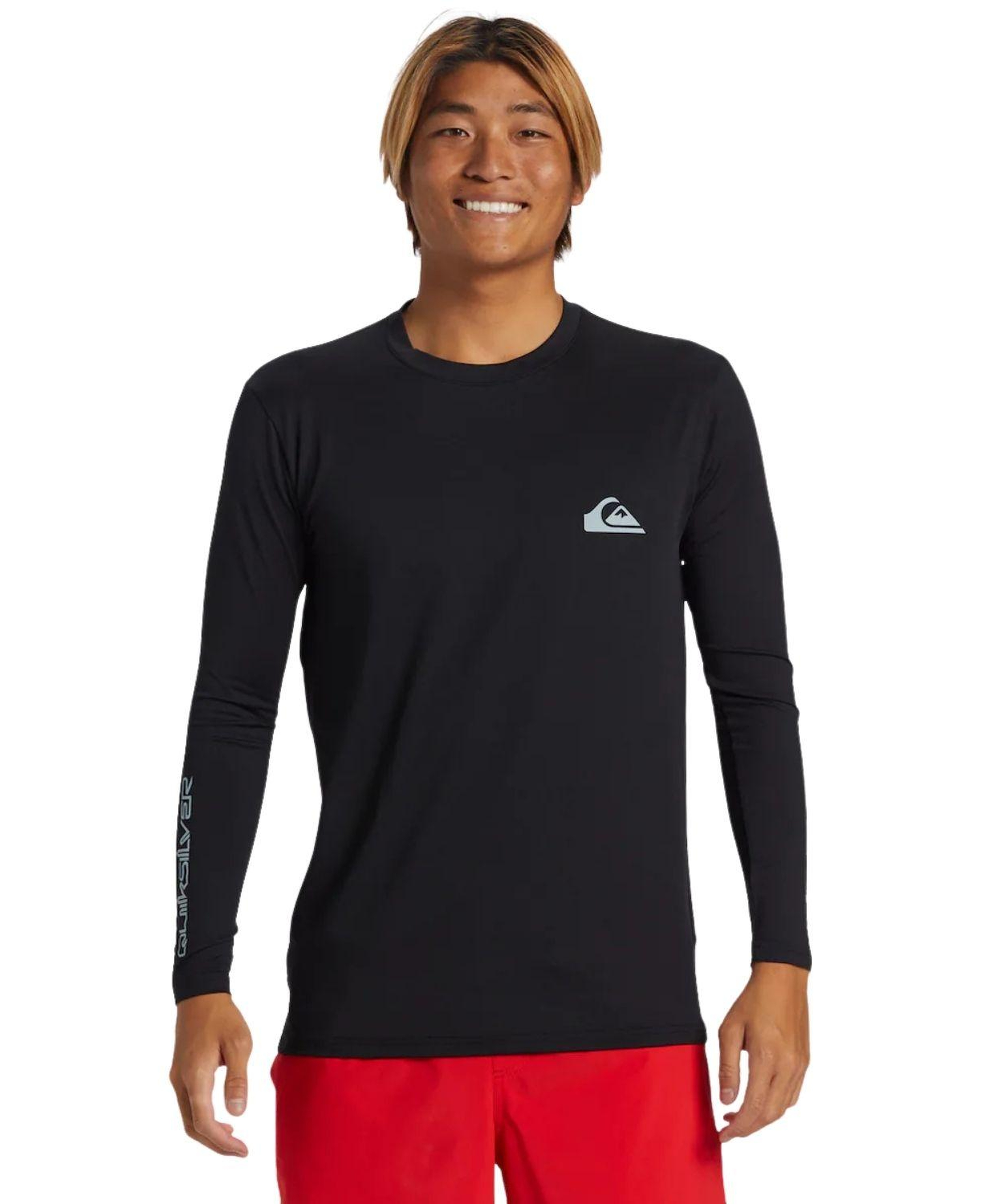 Quiksilver Surf Ls Erkek Siyah Lycra