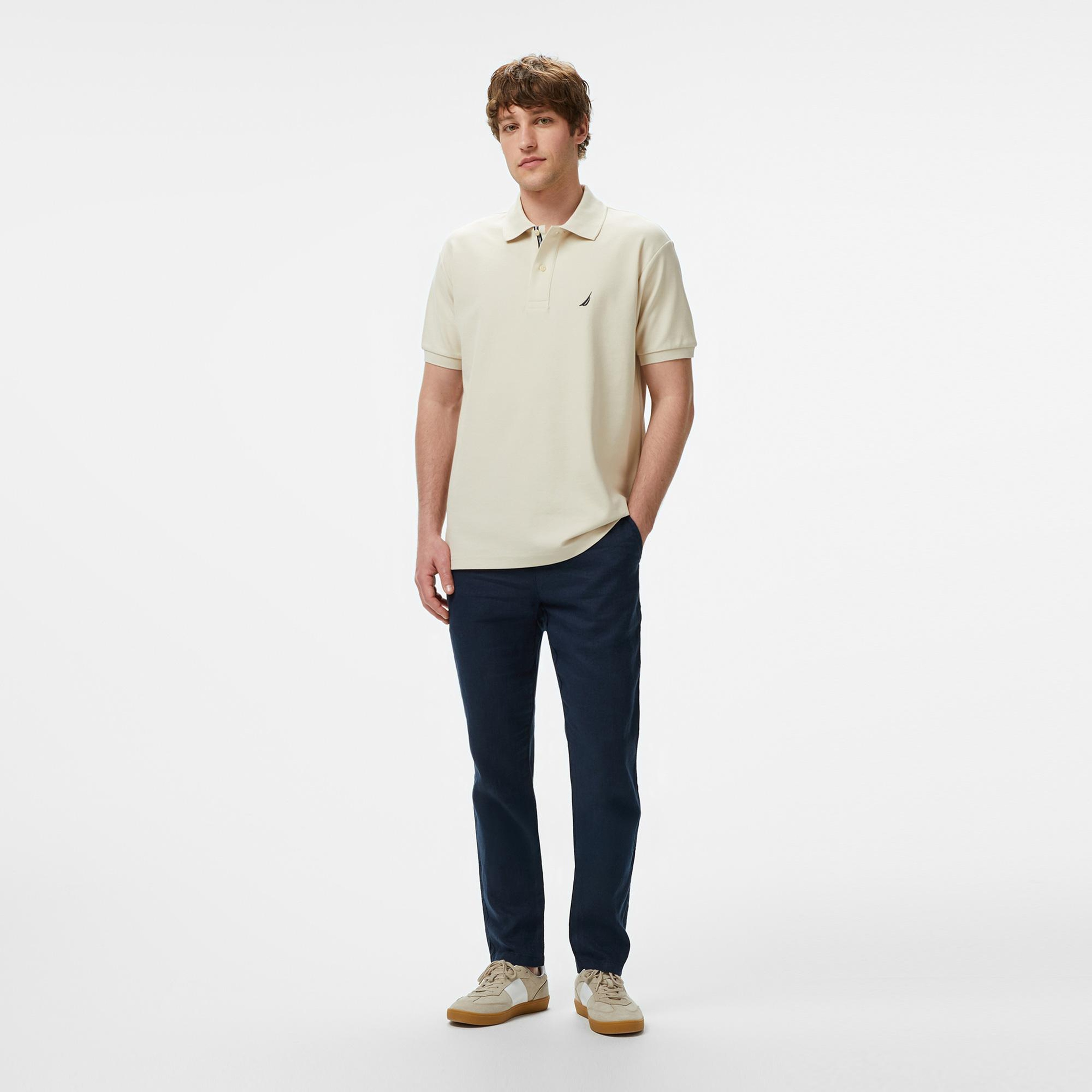Nautica Erkek Lacivert Keten Jogger Pantolon