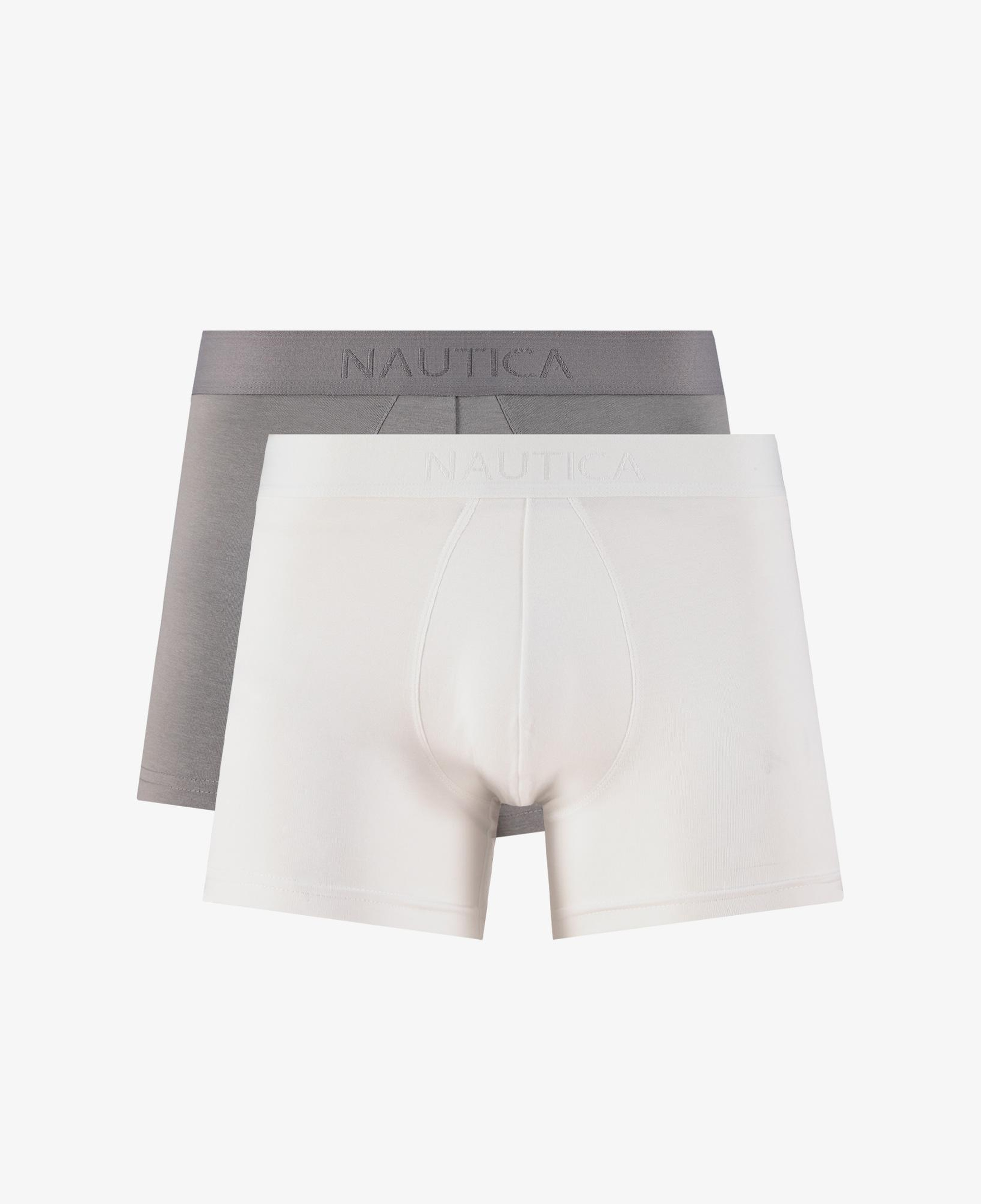 Nautica Erkek Gri Standart Fit 2'li Modal Karışımlı Boxer