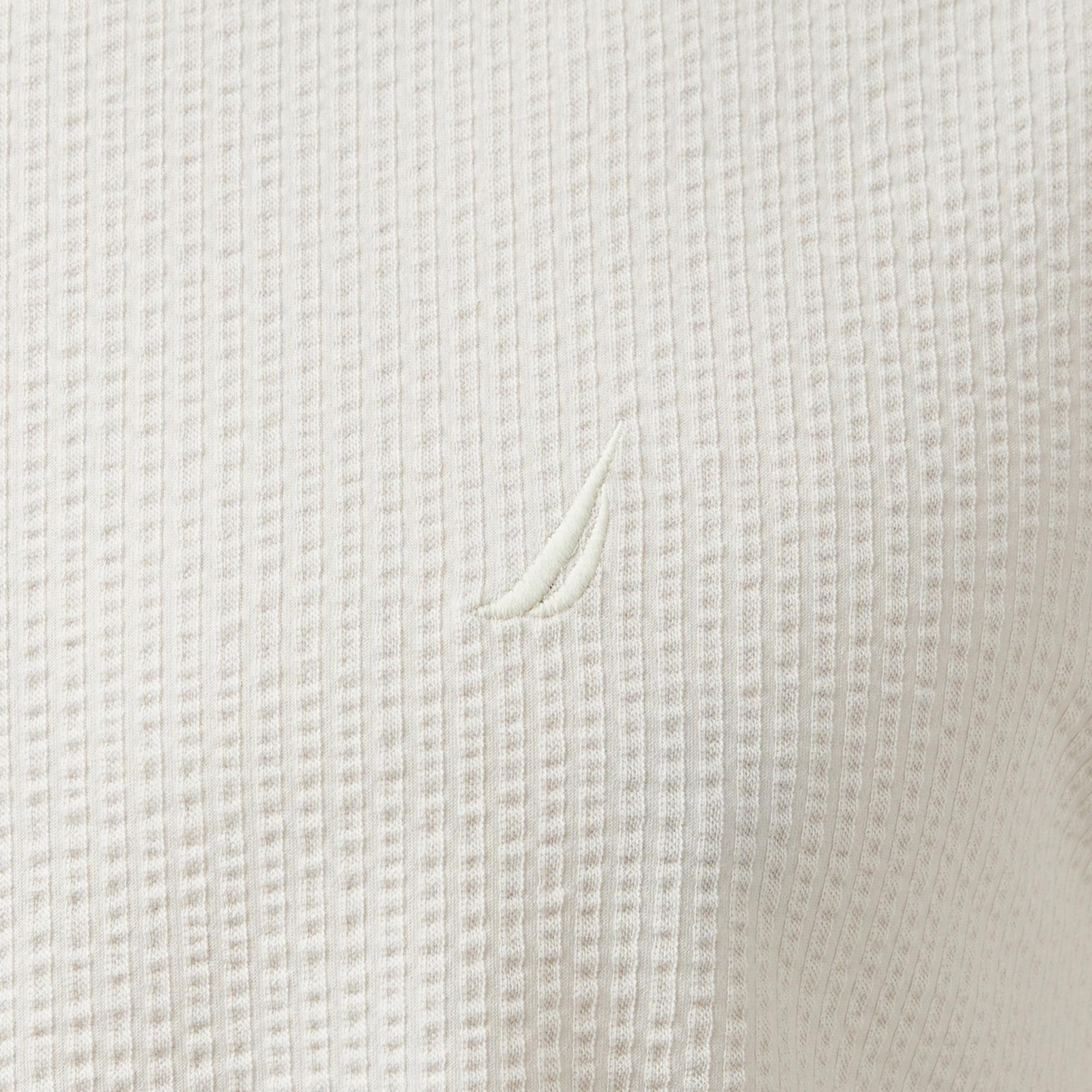 Nautica Erkek Krem Comfort Fit T-Shirt