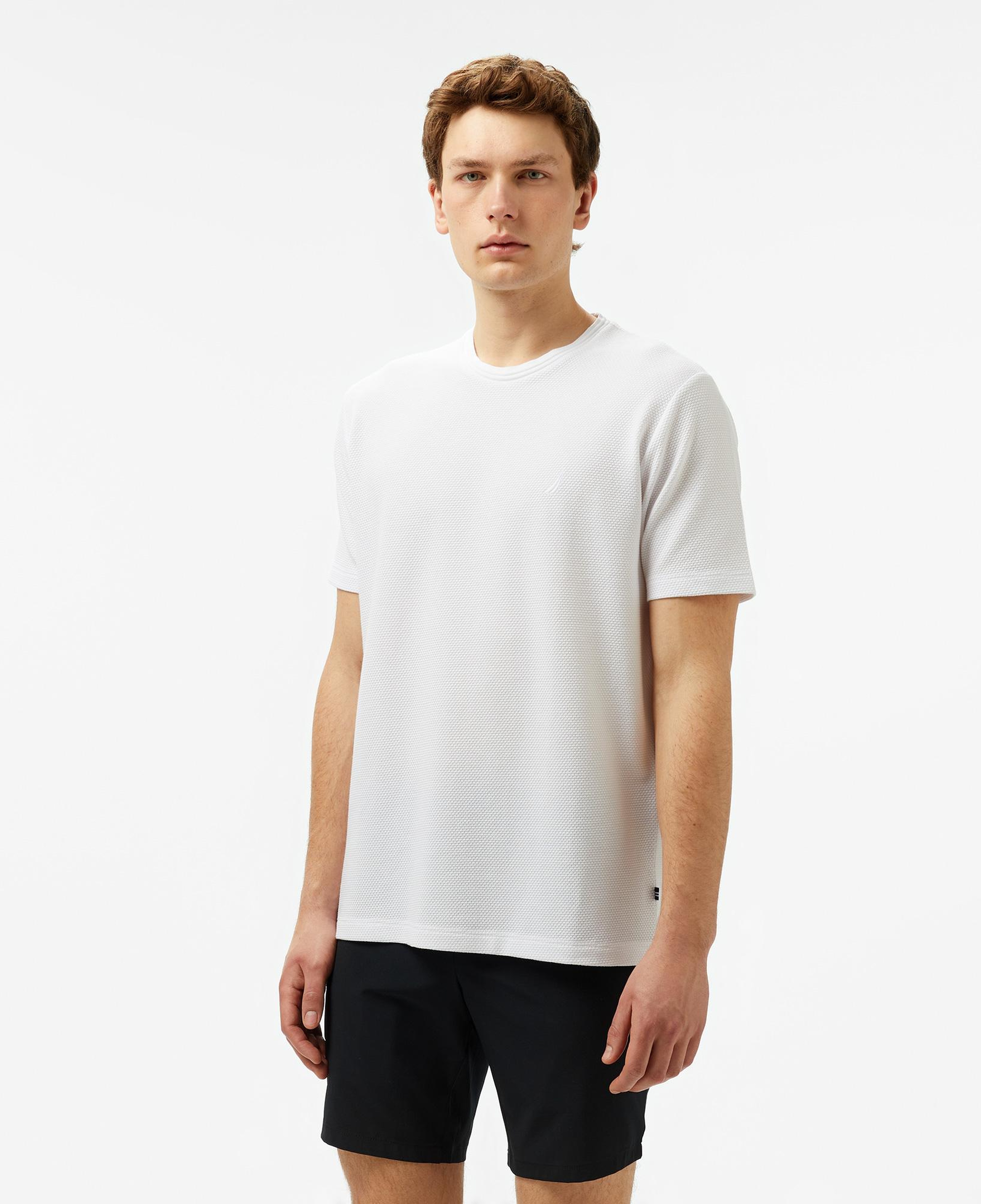 Nautica Erkek Beyaz Regular Fit T-Shirt
