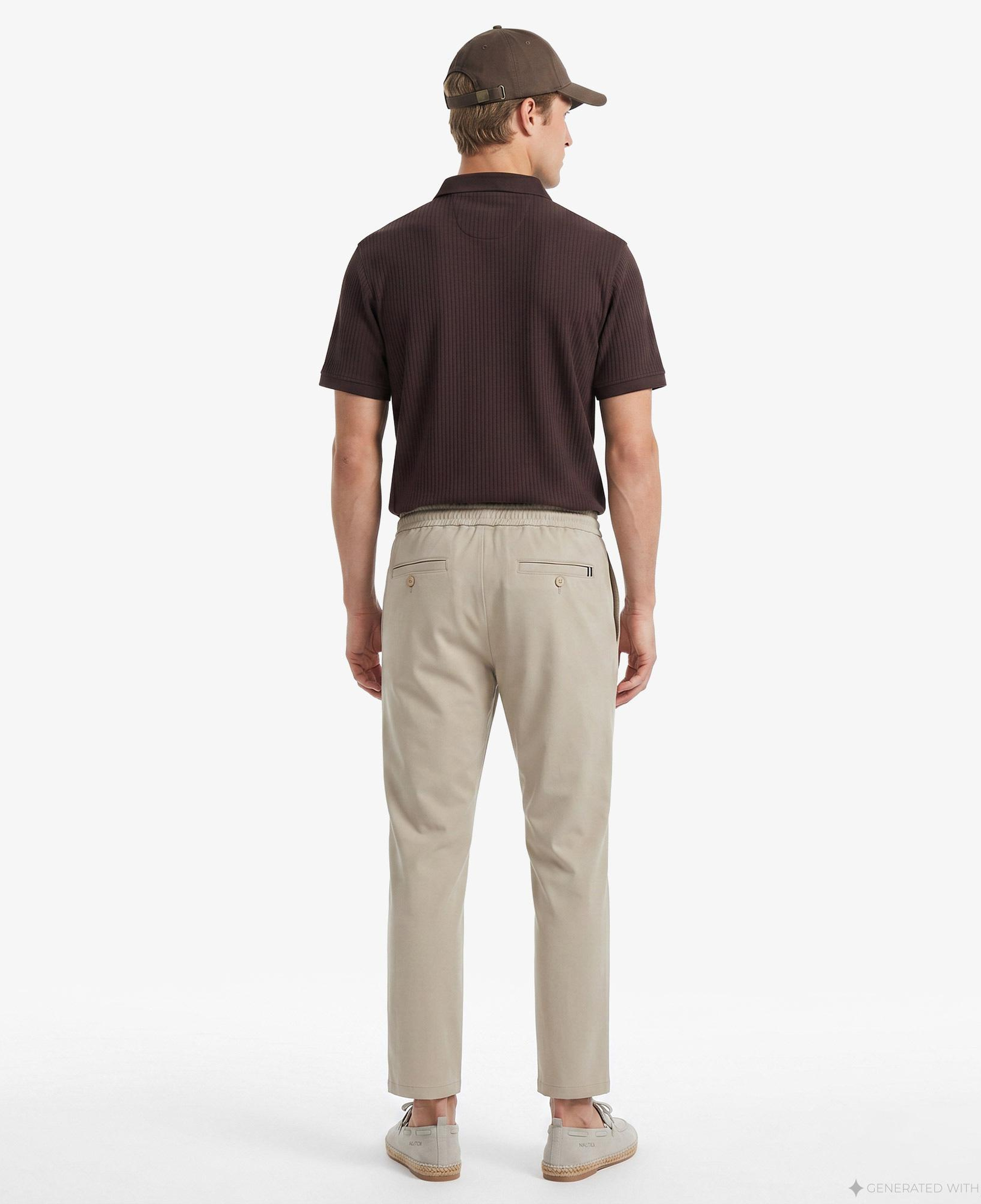 Nautica Erkek Bej Jogger Fit Pantolon
