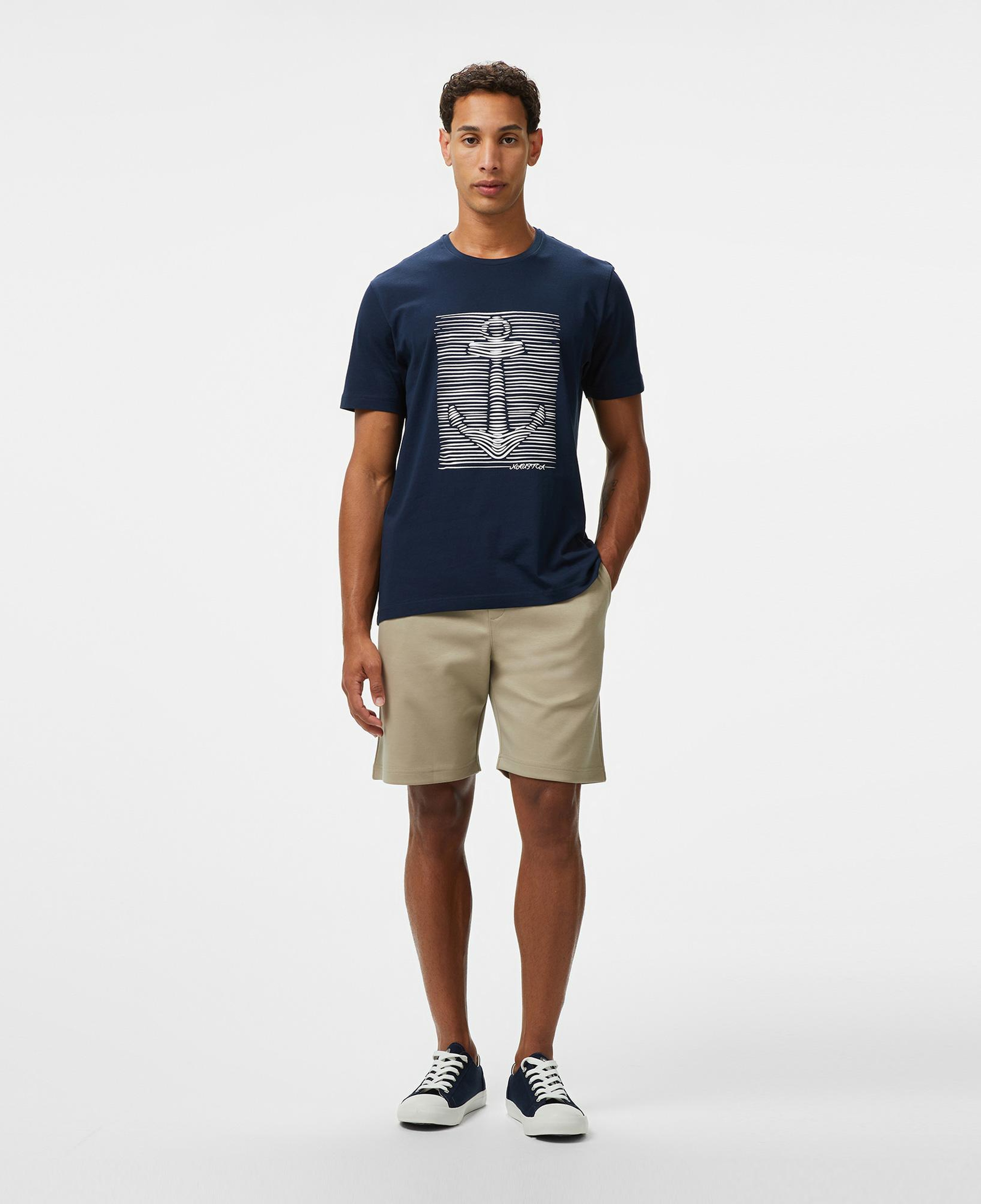 Nautica Erkek Bej Regular Fit Şort